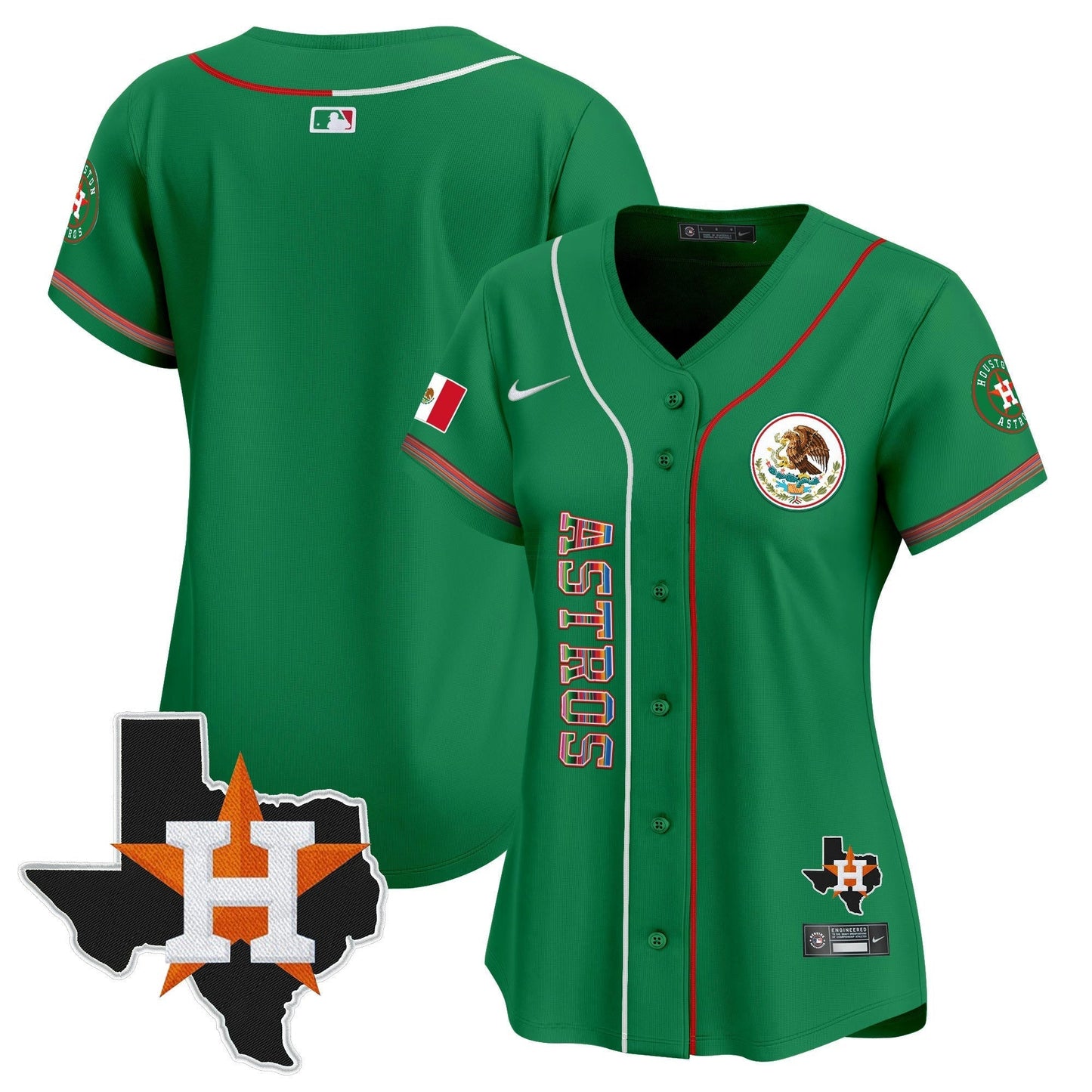 Camisa MLB Women’s Houston Mexico Vapor Premier Limited Jersey V4