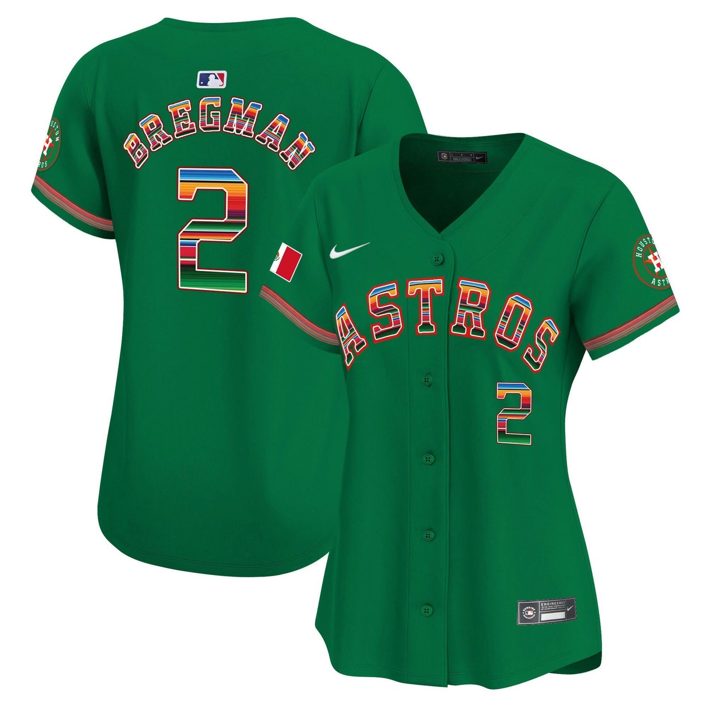 Camisa MLB Women’s Houston Mexico Vapor Premier Limited Jersey