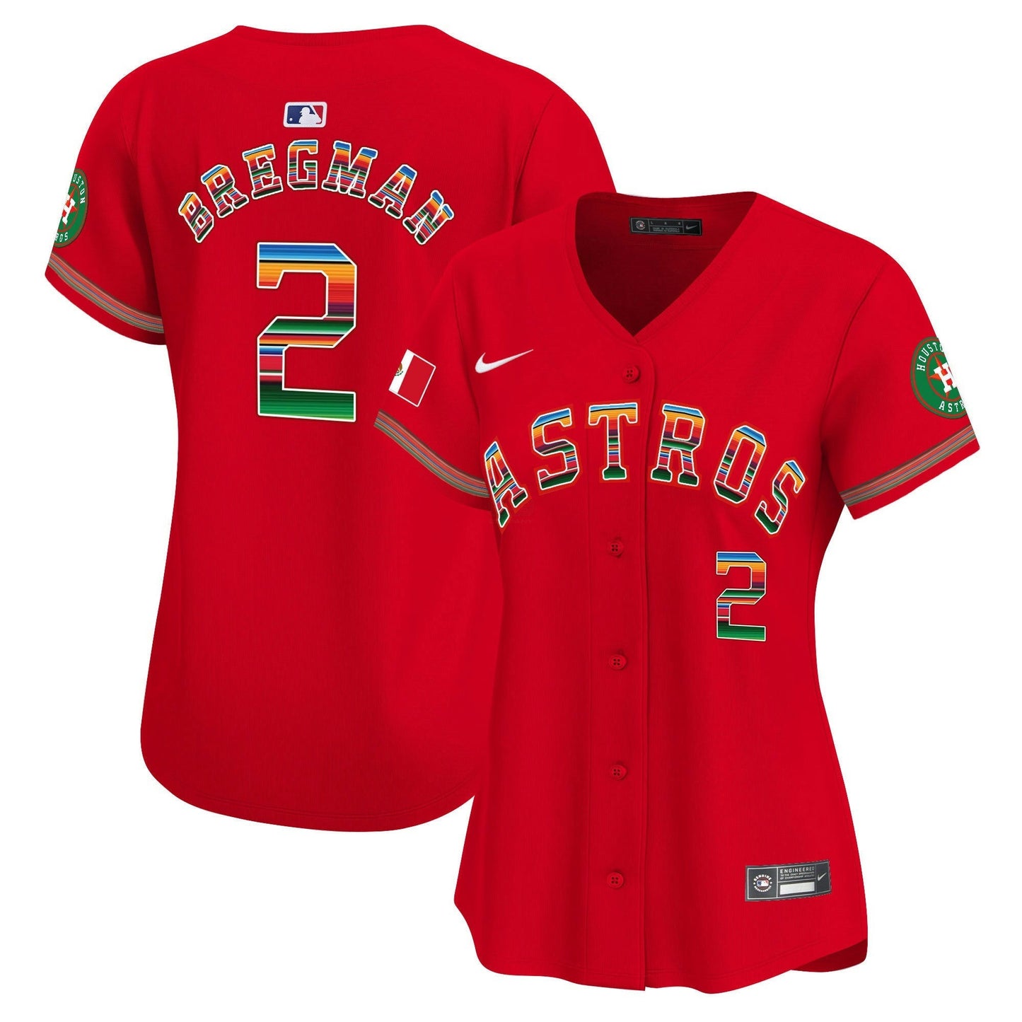 Camisa MLB Women’s Houston Mexico Vapor Premier Limited Jersey