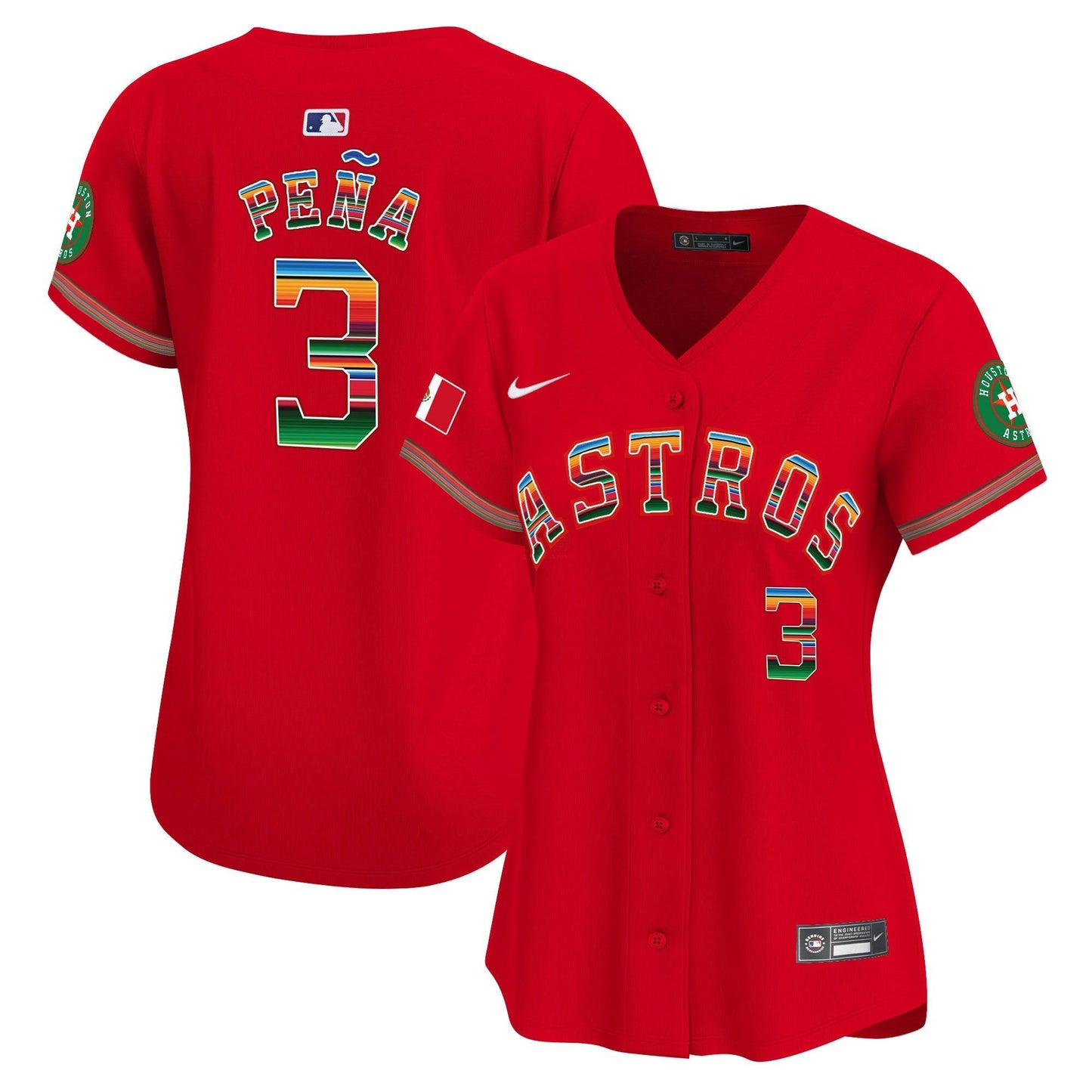 Camisa MLB Women’s Houston Mexico Vapor Premier Limited Jersey