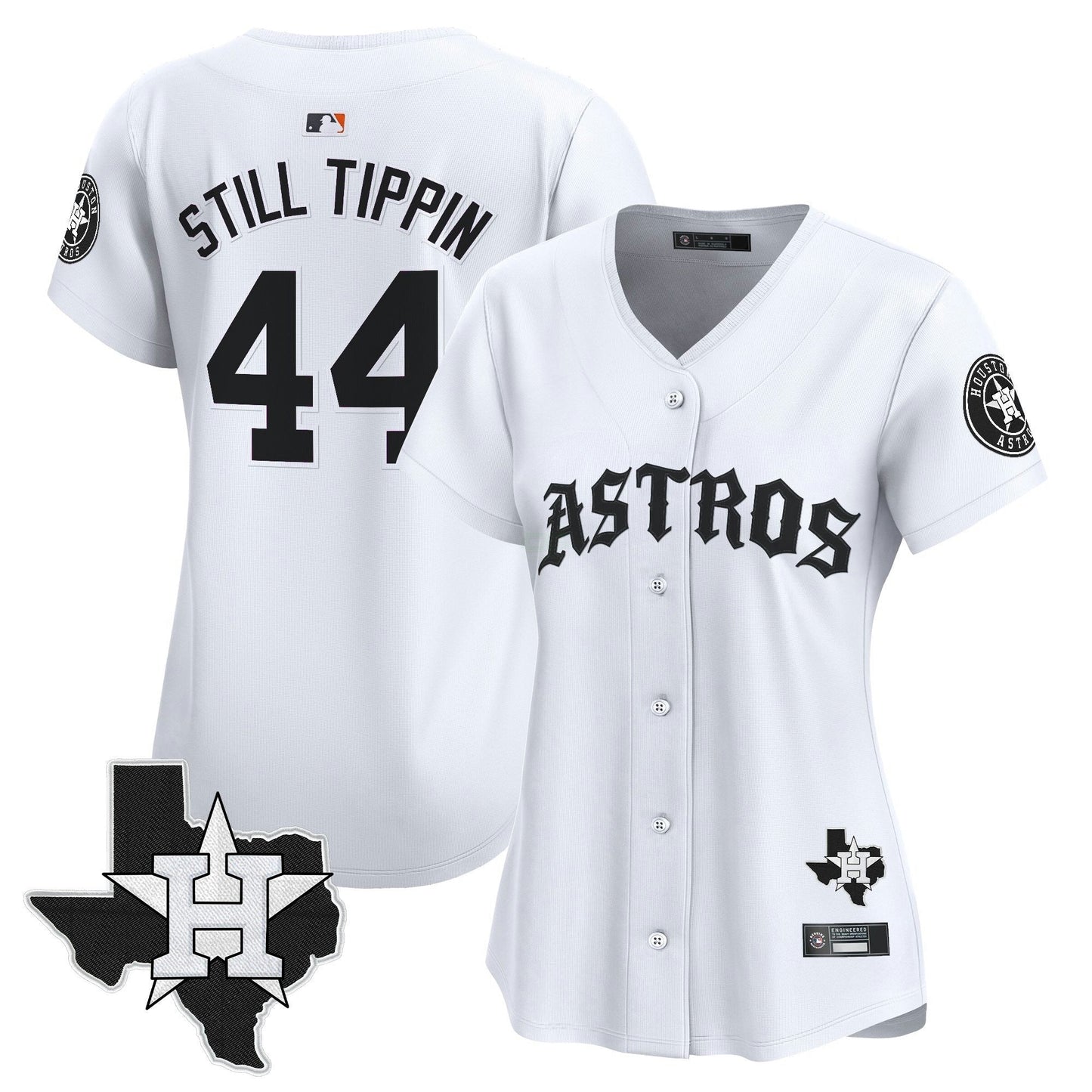 Camisa MLB Women’s Houston ‘Old English Edition’ Vapor Premier Limited Jersey