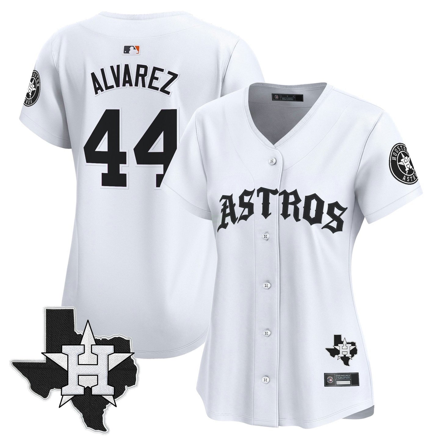 Camisa MLB Women’s Houston ‘Old English Edition’ Vapor Premier Limited Jersey