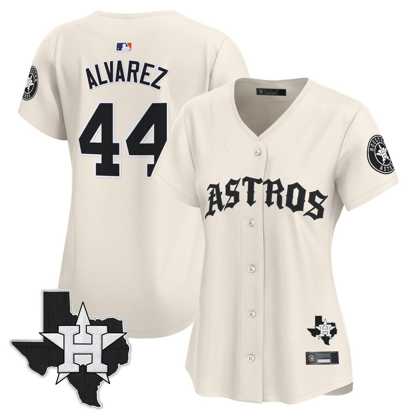 Camisa MLB Women’s Houston ‘Old English Edition’ Vapor Premier Limited Jersey