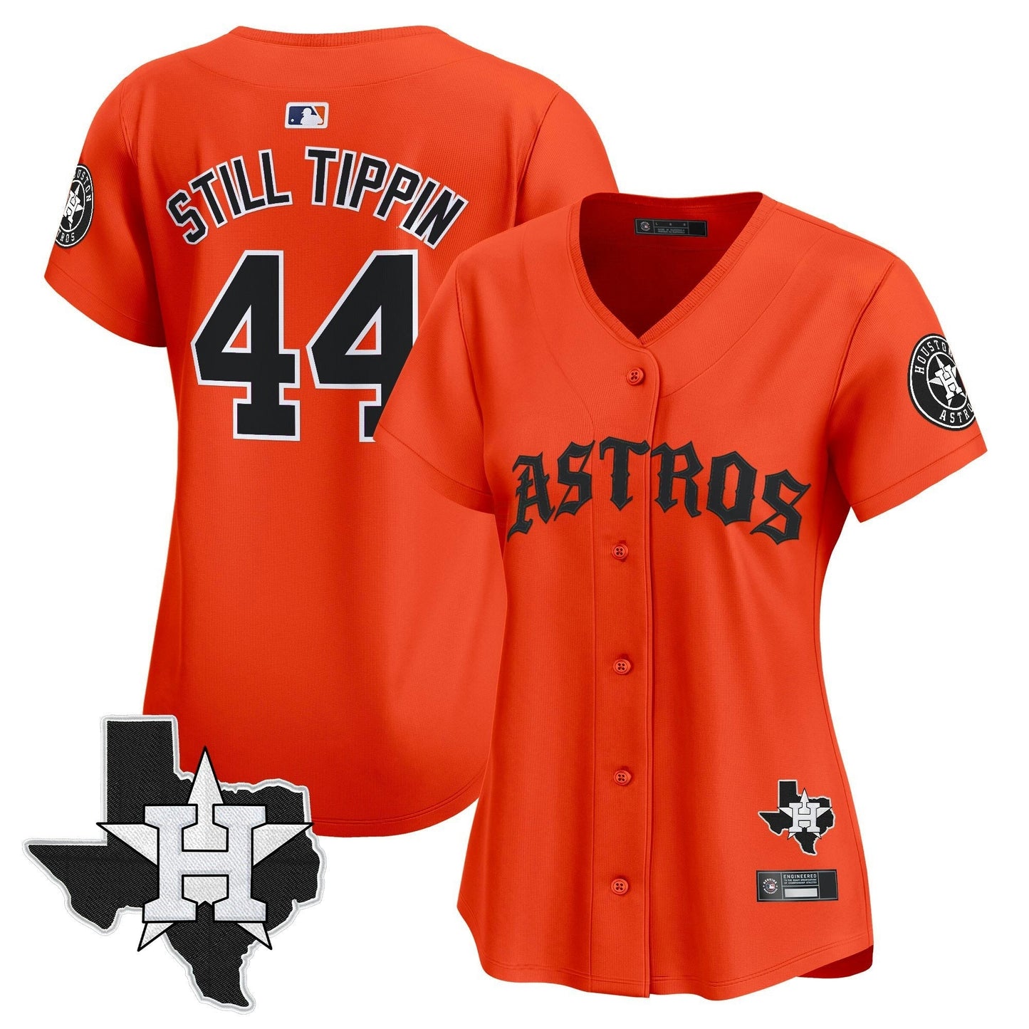 Camisa MLB Women’s Houston ‘Old English Edition’ Vapor Premier Limited Jersey