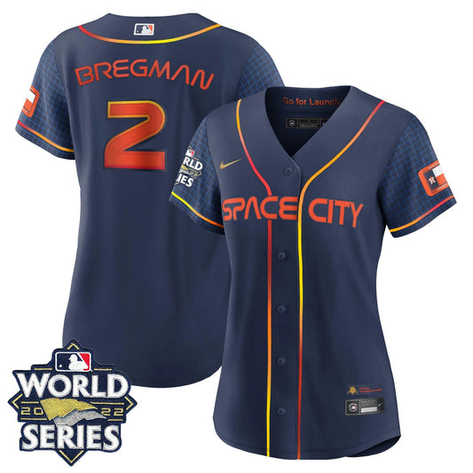Camisa MLB Women’s Houston Space City 2022 World Series Jersey - Women