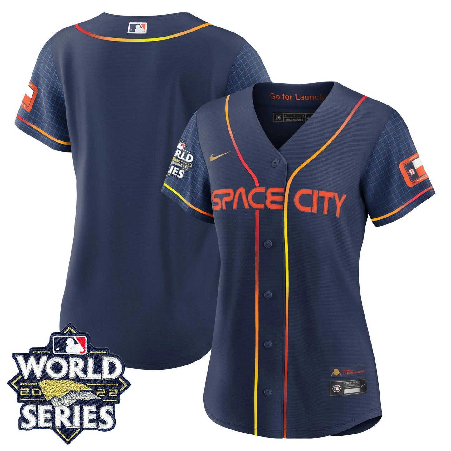 Camisa MLB Women’s Houston Space City 2022 World Series Jersey - Women