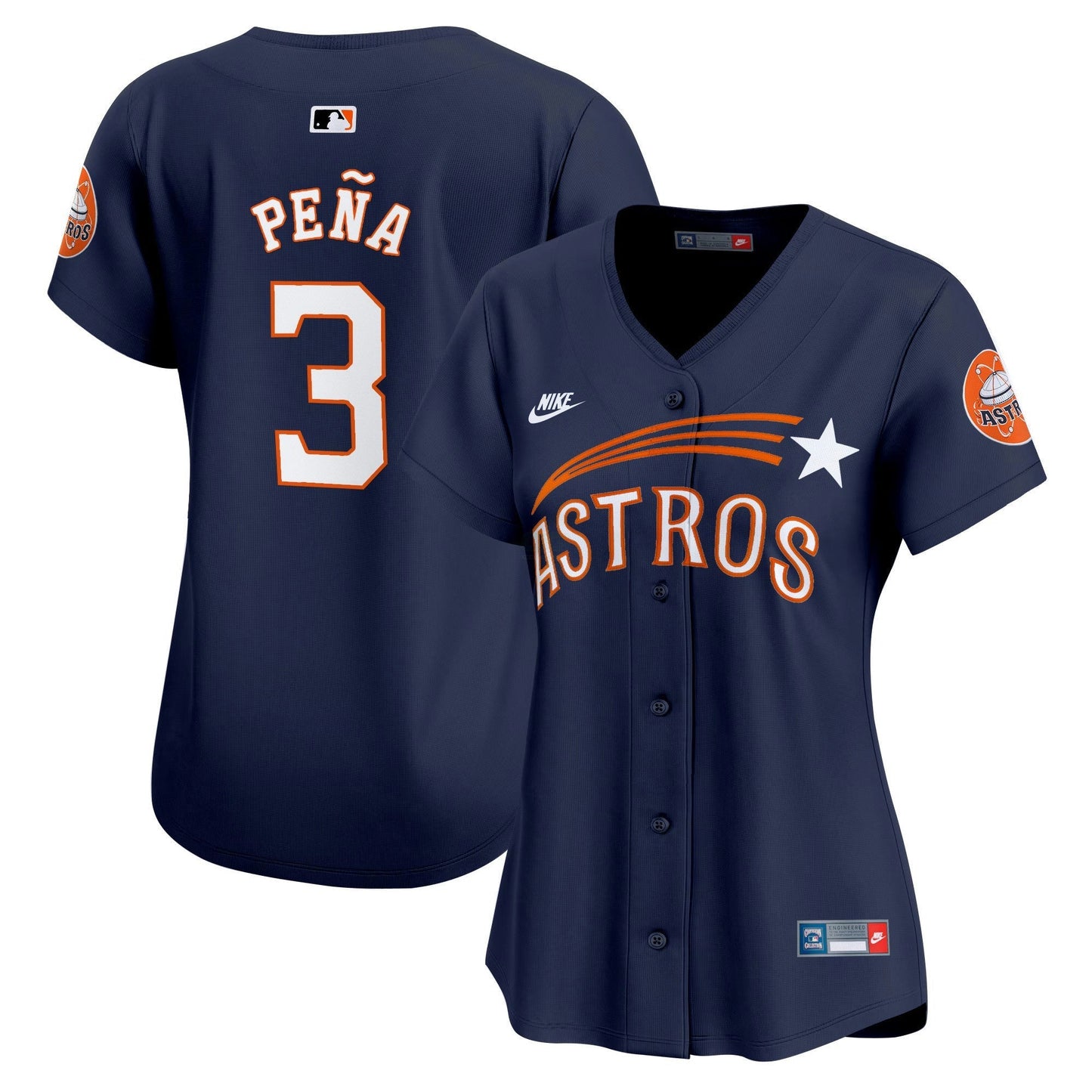 Camisa MLB Women’s Houston Throwback Cooperstown Vapor Premier Limited Jersey
