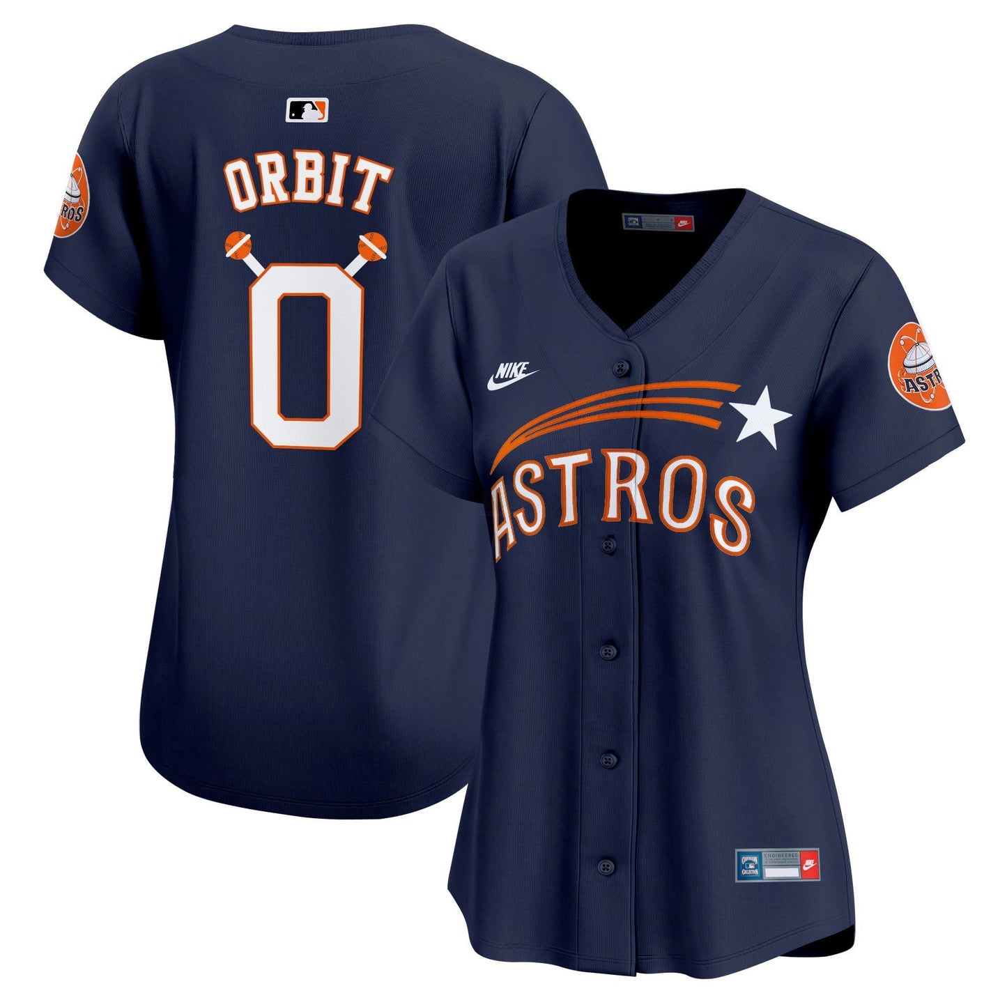 Camisa MLB Women’s Houston Throwback Cooperstown Vapor Premier Limited Jersey