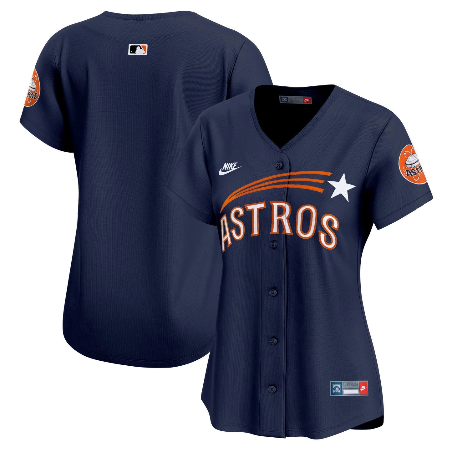 Camisa MLB Women’s Houston Throwback Cooperstown Vapor Premier Limited Jersey