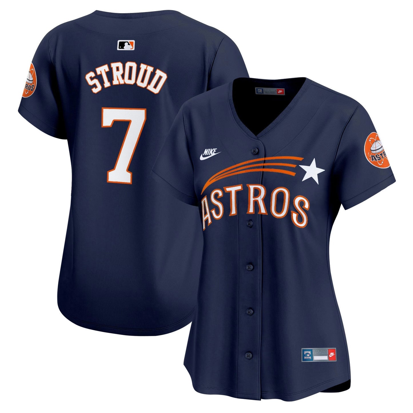 Camisa MLB Women’s Houston Throwback Cooperstown Vapor Premier Limited Jersey