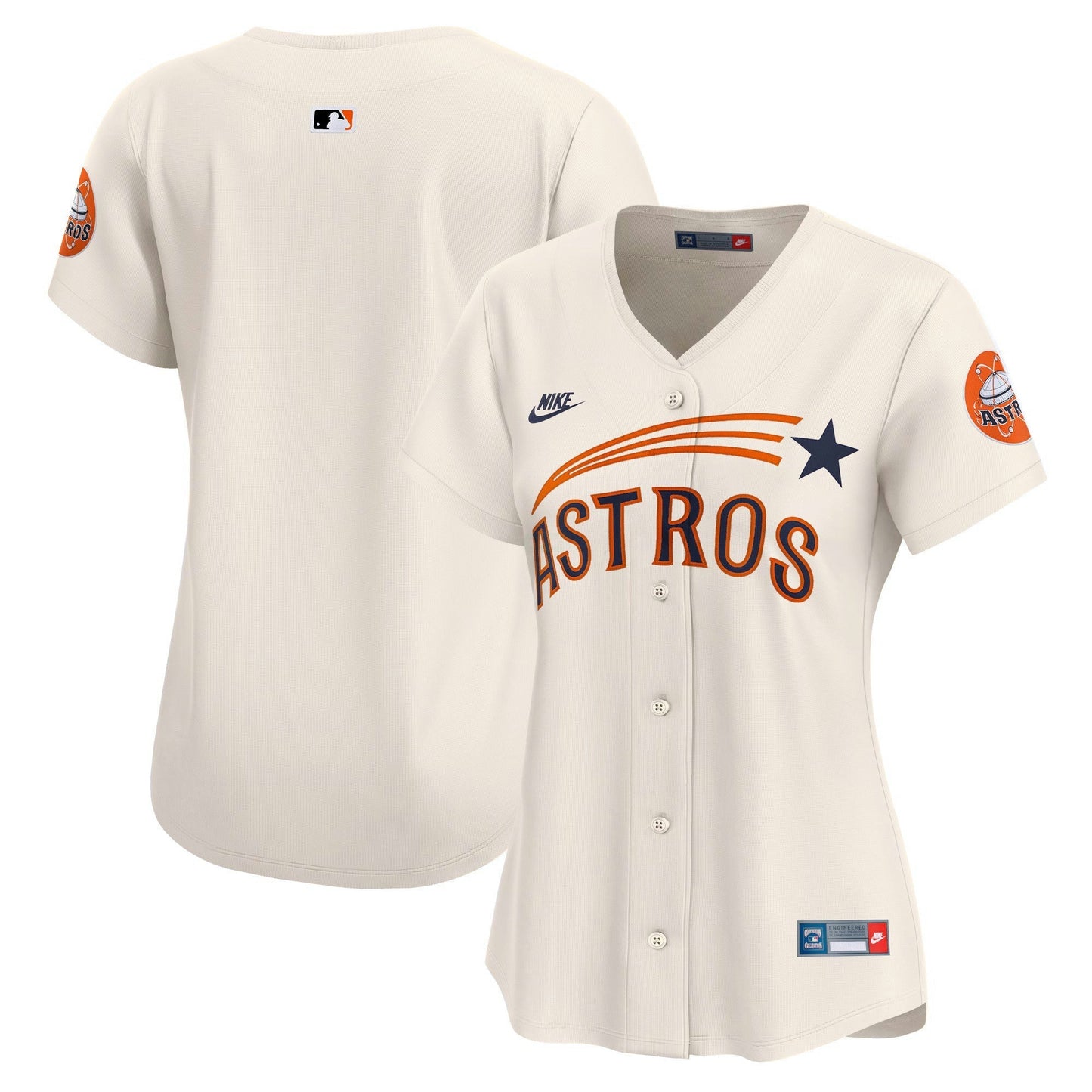 Camisa MLB Women’s Houston Throwback Cooperstown Vapor Premier Limited Jersey