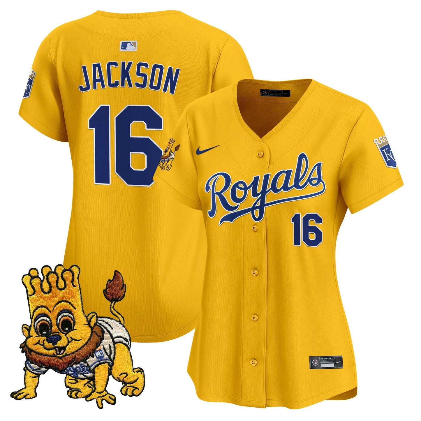 Camisa MLB Women’s Kansas City Sluggerrr Patch Vapor Premier Limited Jersey