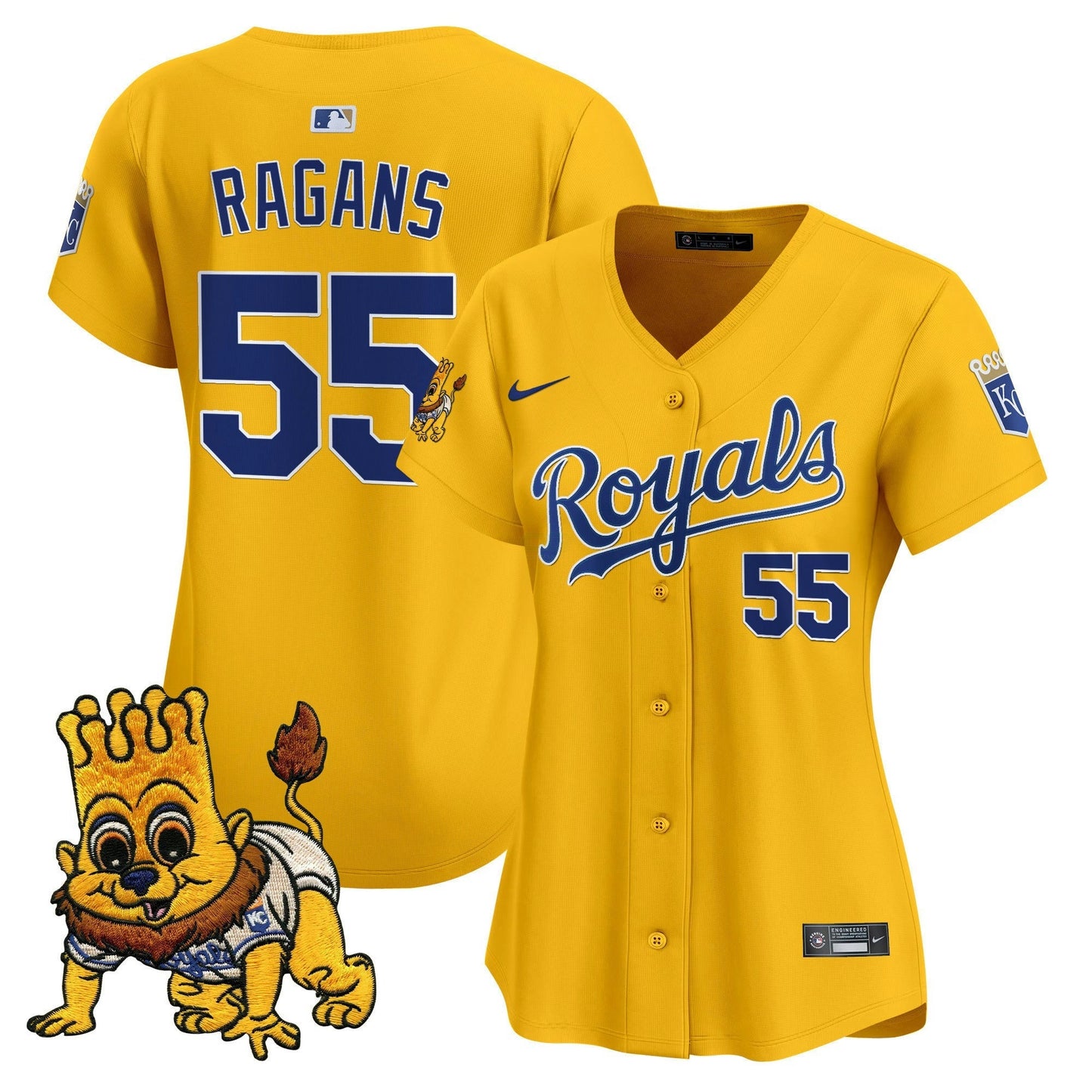 Camisa MLB Women’s Kansas City Sluggerrr Patch Vapor Premier Limited Jersey