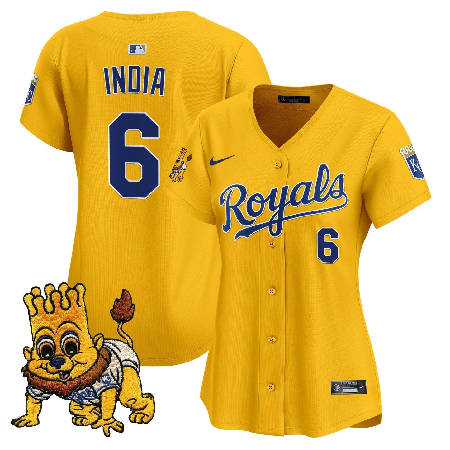 Camisa MLB Women’s Kansas City Sluggerrr Patch Vapor Premier Limited Jersey