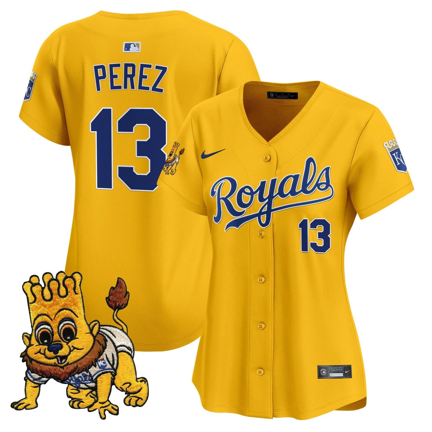 Camisa MLB Women’s Kansas City Sluggerrr Patch Vapor Premier Limited Jersey