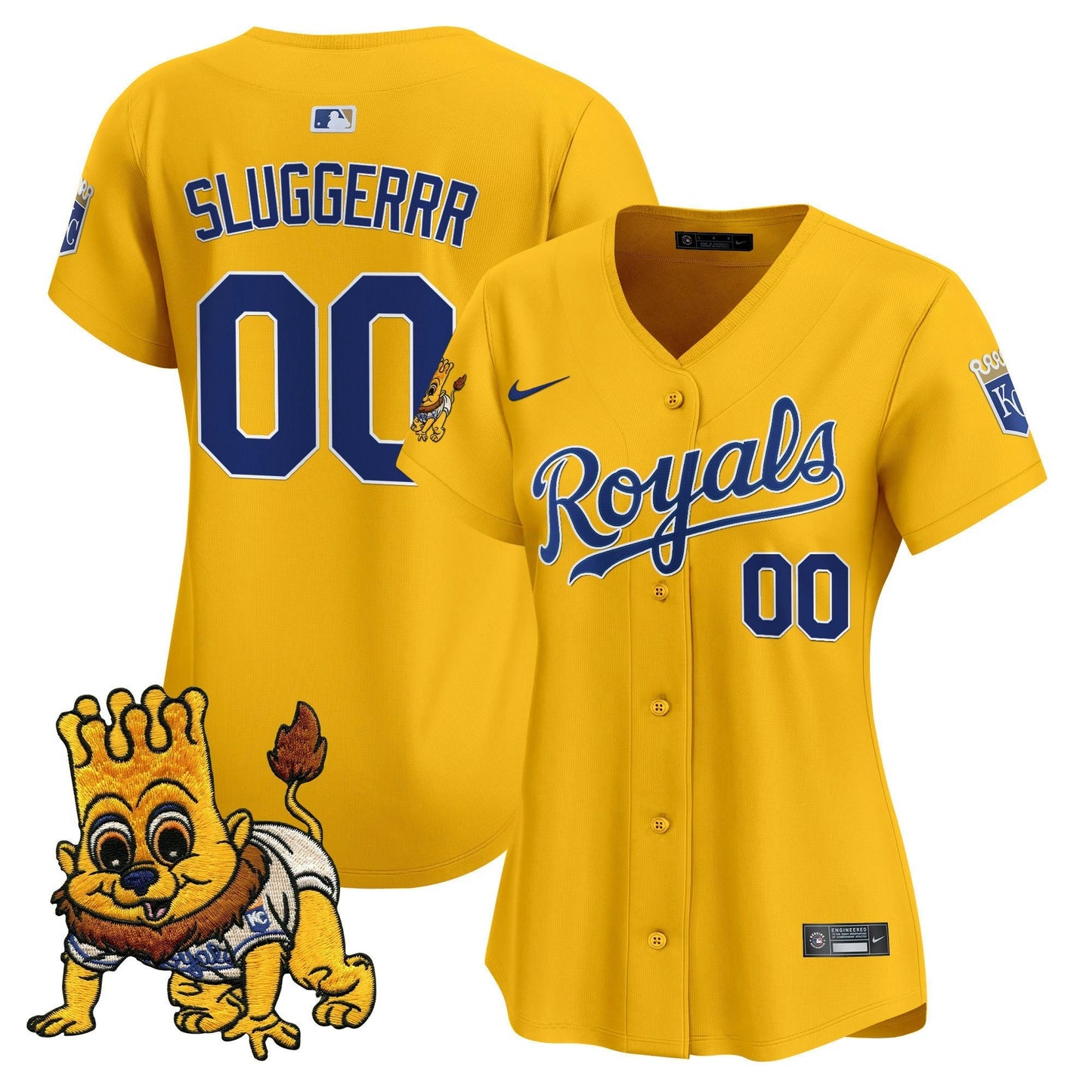 Camisa MLB Women’s Kansas City Sluggerrr Patch Vapor Premier Limited Jersey