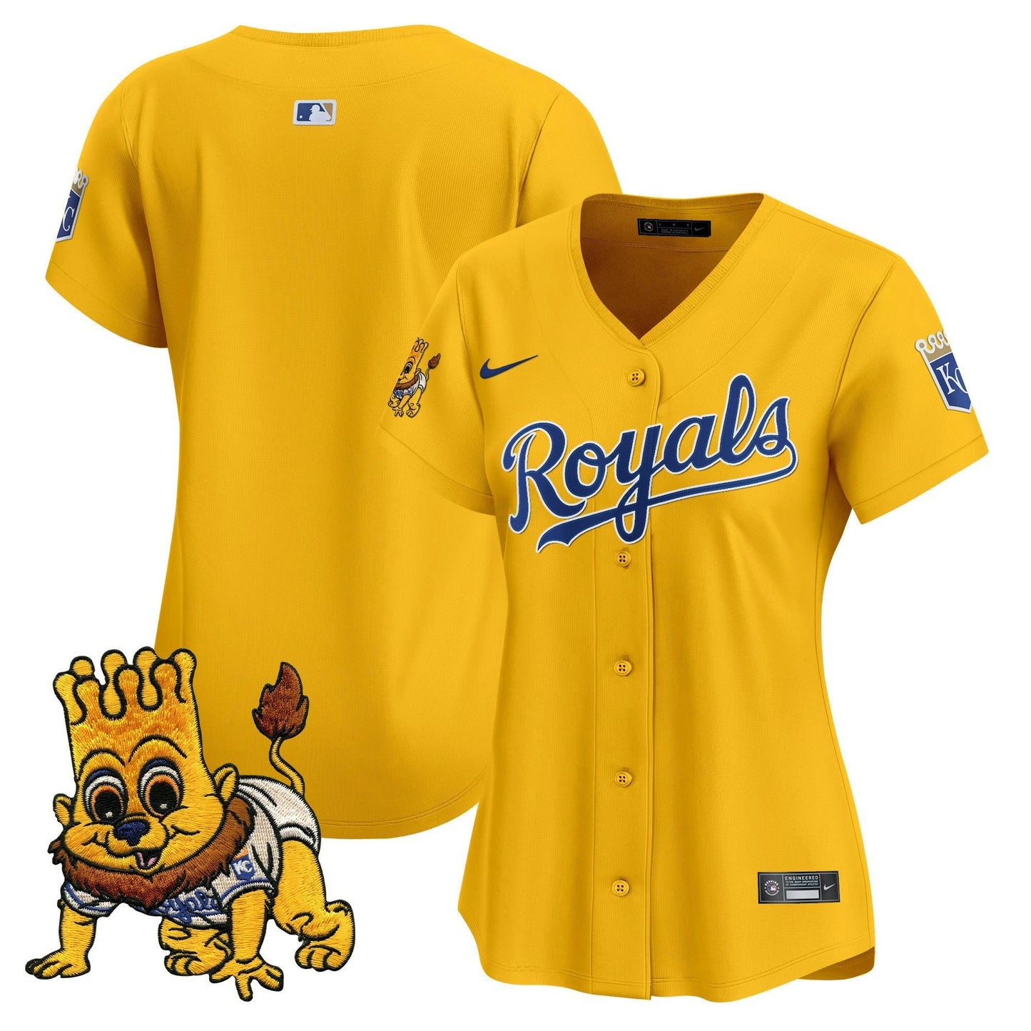 Camisa MLB Women’s Kansas City Sluggerrr Patch Vapor Premier Limited Jersey