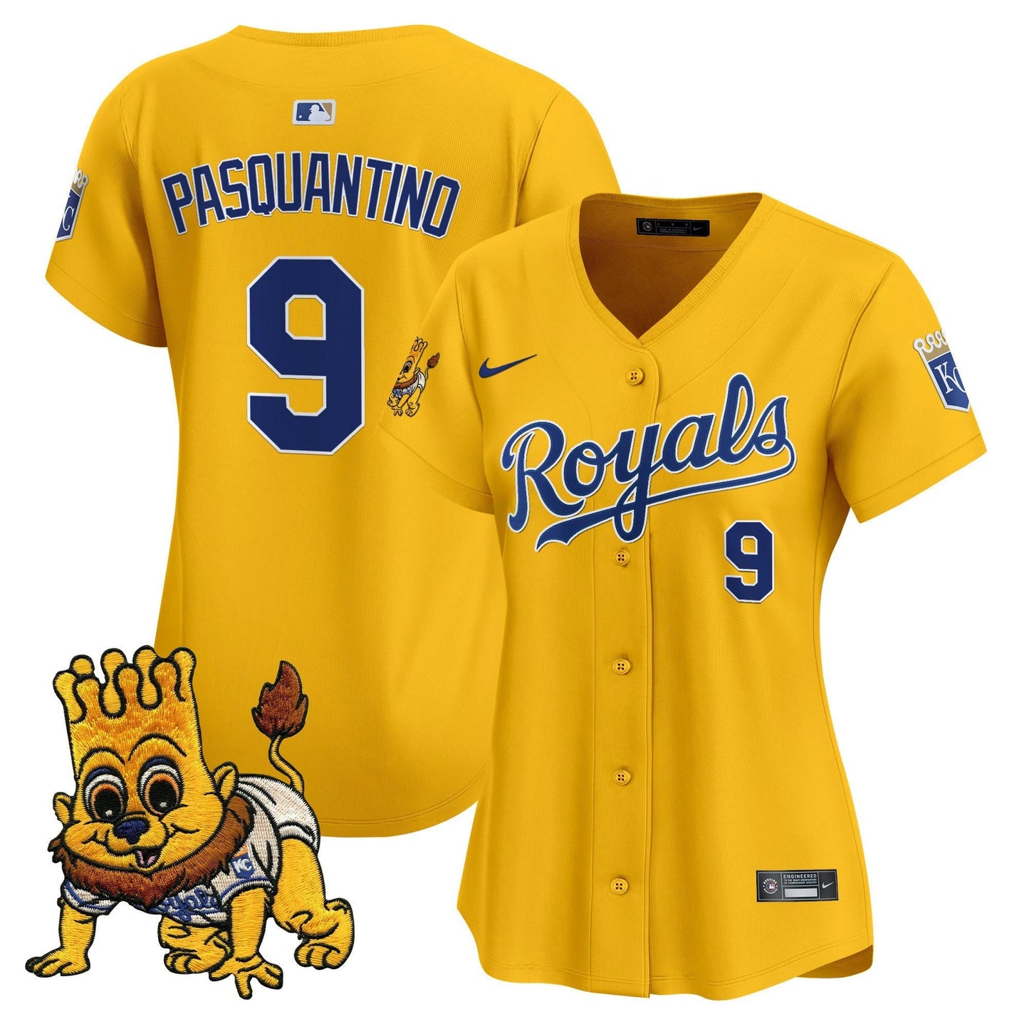Camisa MLB Women’s Kansas City Sluggerrr Patch Vapor Premier Limited Jersey