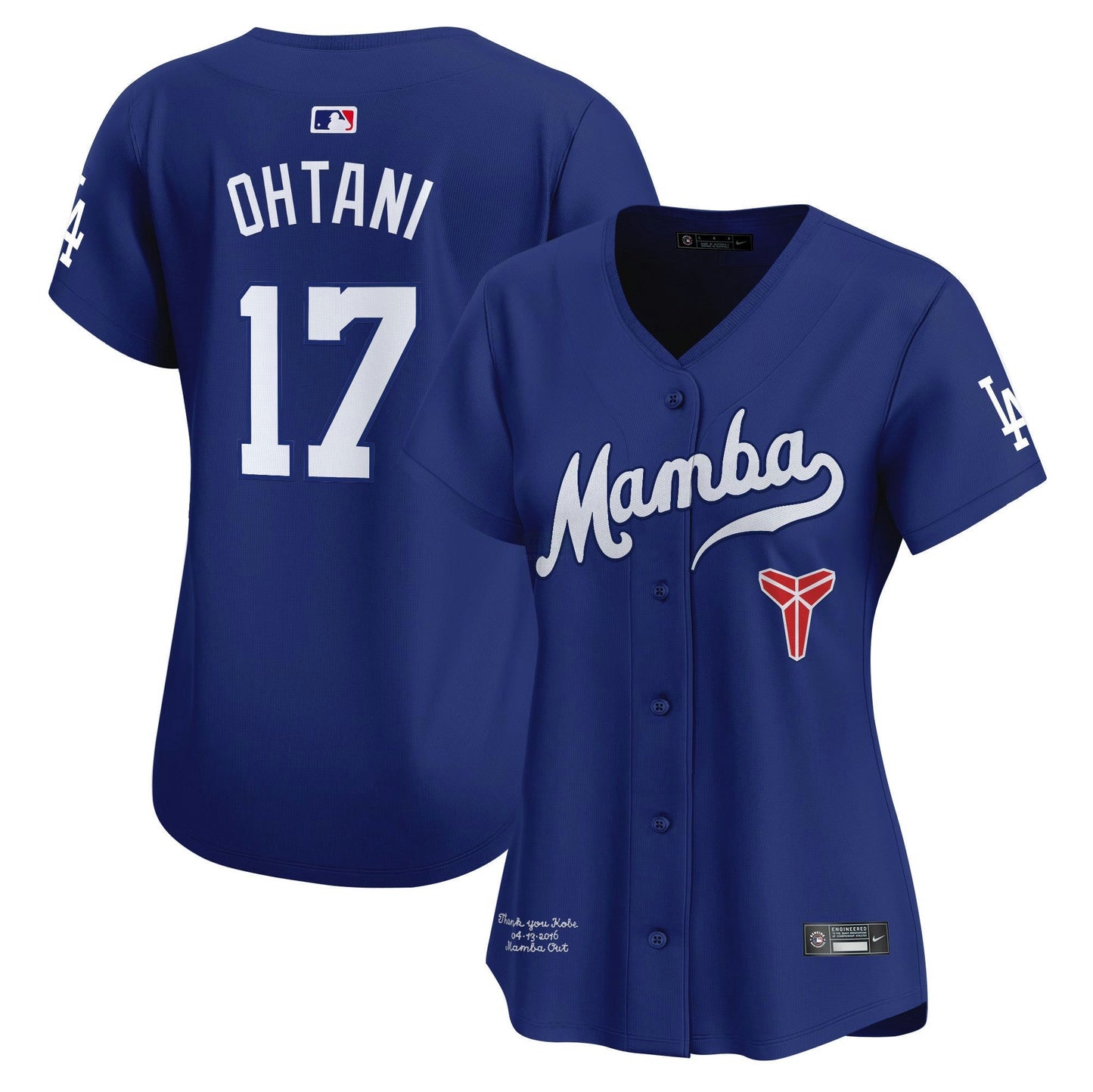 Camisa MLB Women’s Kobe Bryant Mamba Vapor Premier Limited Jersey