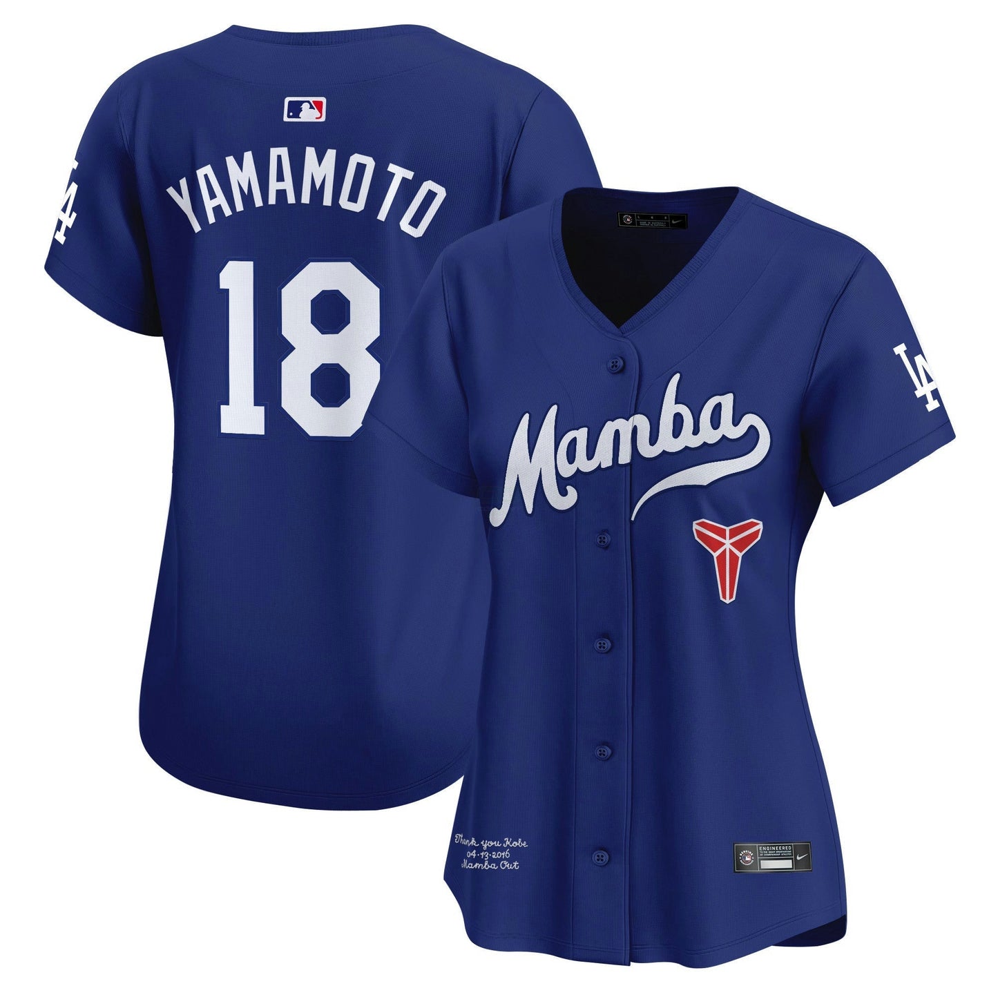 Camisa MLB Women’s Kobe Bryant Mamba Vapor Premier Limited Jersey