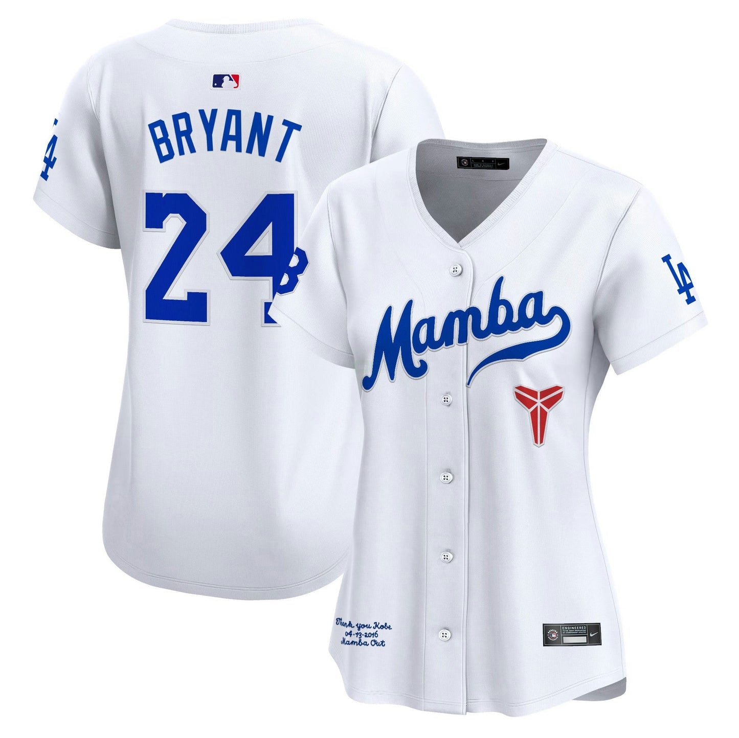 Camisa MLB Women’s Kobe Bryant Mamba Vapor Premier Limited Jersey