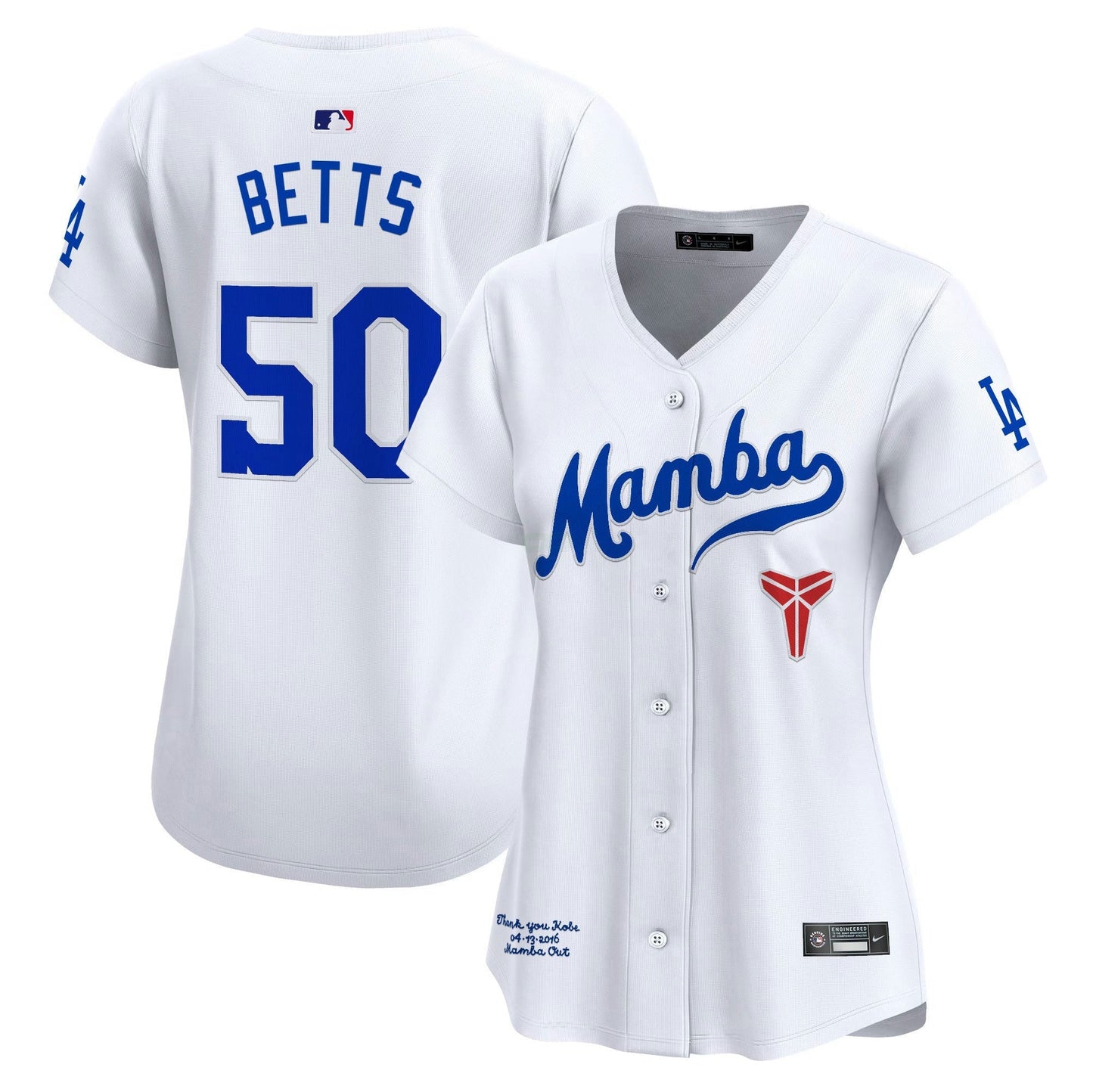 Camisa MLB Women’s Kobe Bryant Mamba Vapor Premier Limited Jersey