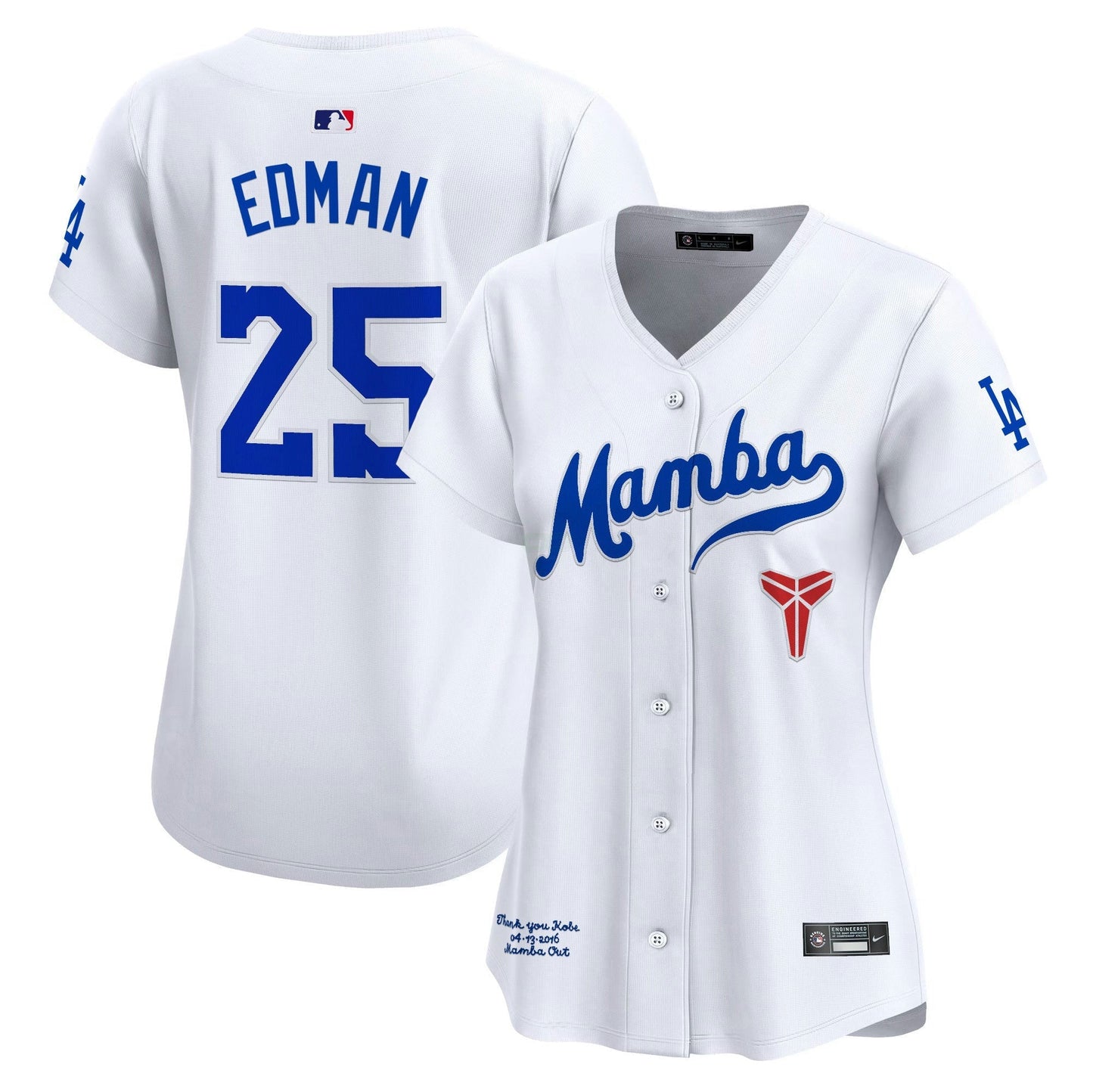 Camisa MLB Women’s Kobe Bryant Mamba Vapor Premier Limited Jersey