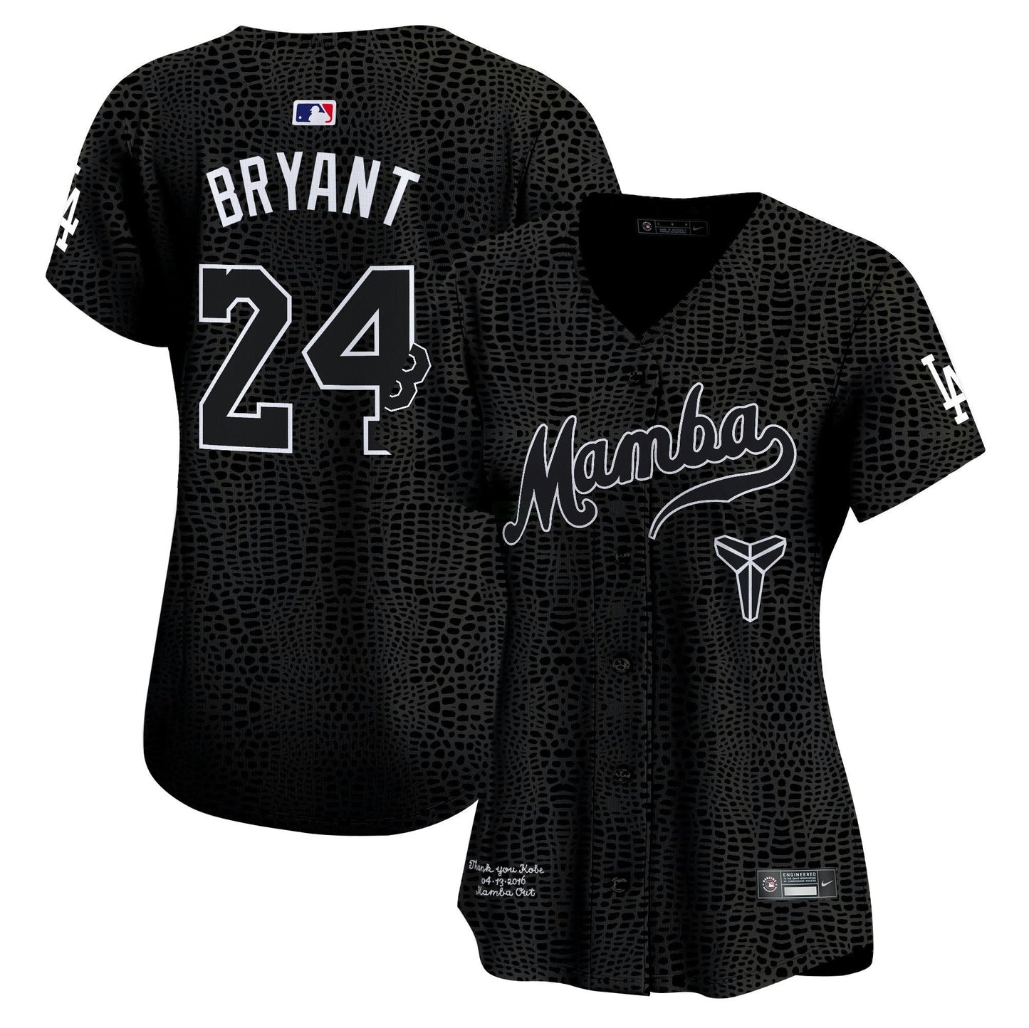 Camisa MLB Women’s Kobe Bryant Mamba Vapor Premier Limited Jersey