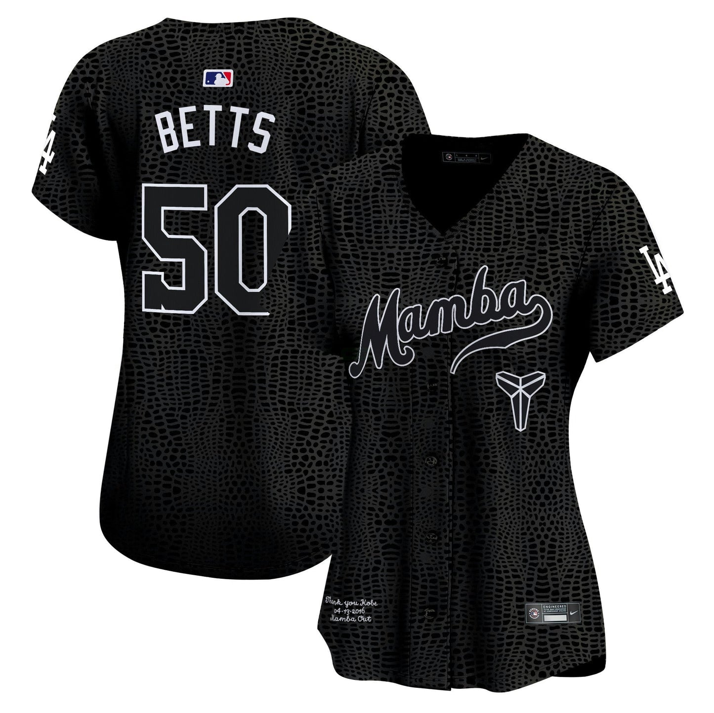 Camisa MLB Women’s Kobe Bryant Mamba Vapor Premier Limited Jersey