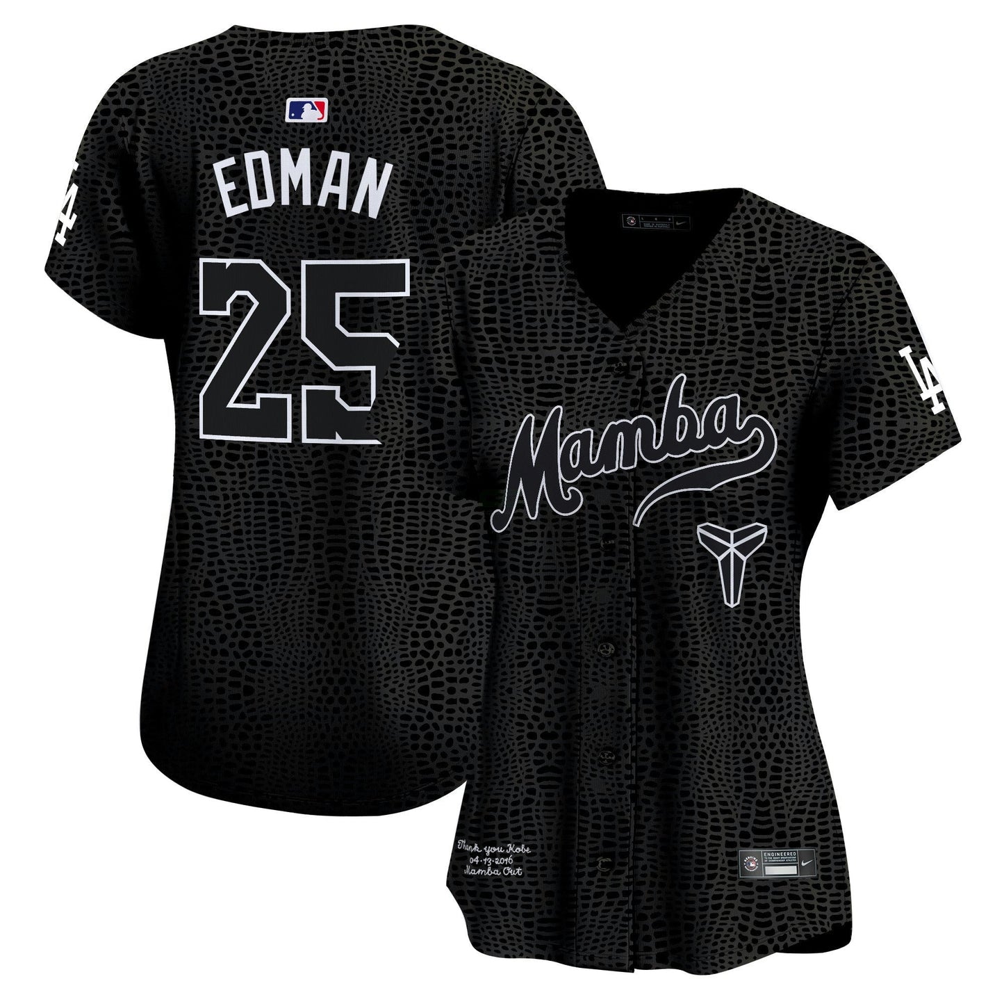 Camisa MLB Women’s Kobe Bryant Mamba Vapor Premier Limited Jersey