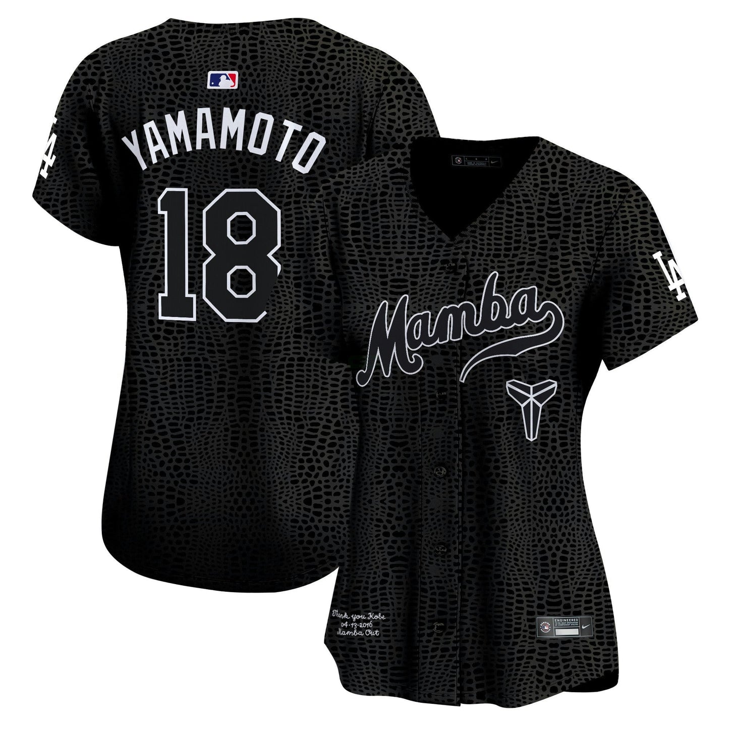 Camisa MLB Women’s Kobe Bryant Mamba Vapor Premier Limited Jersey