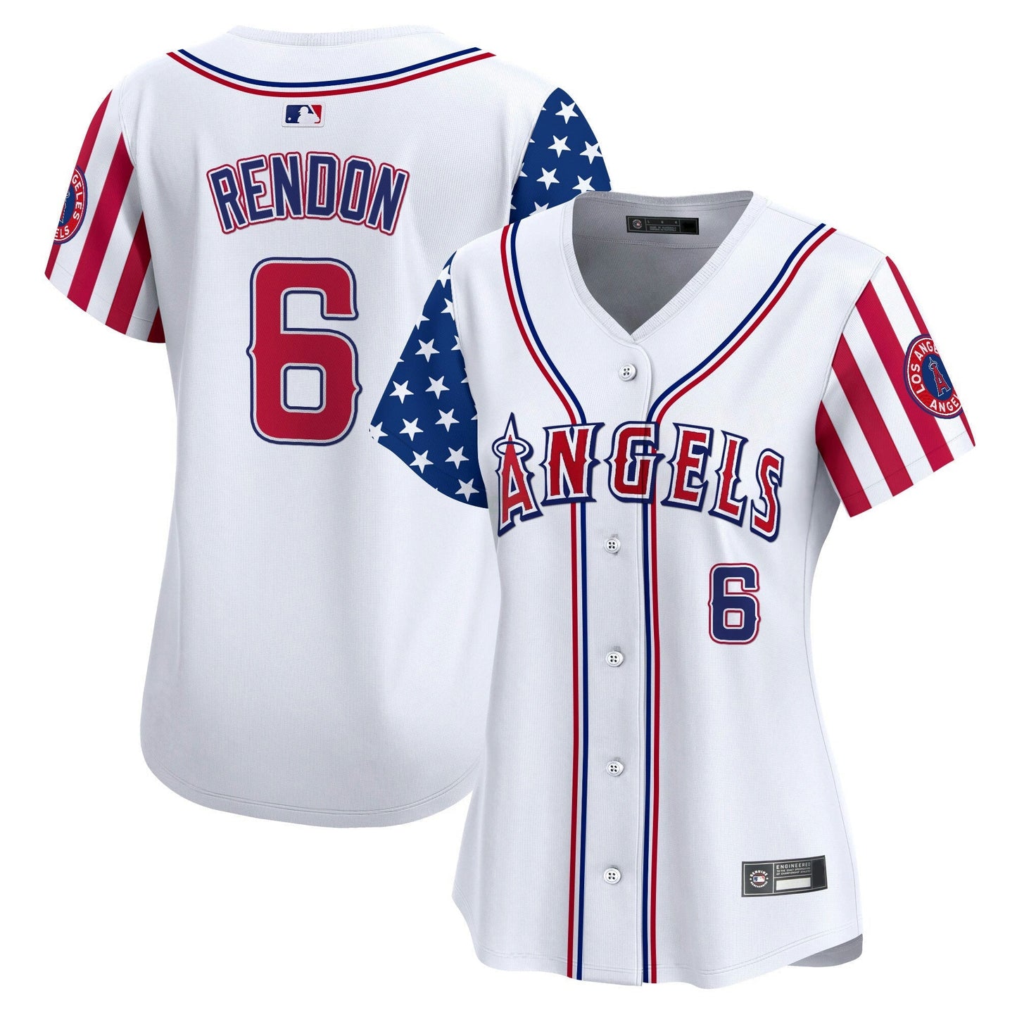 Camisa MLB Women’s Los Angeles 2025 Independence Day Vapor Premier Limited Jersey
