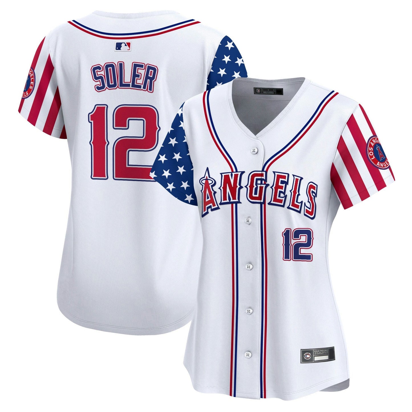 Camisa MLB Women’s Los Angeles 2025 Independence Day Vapor Premier Limited Jersey