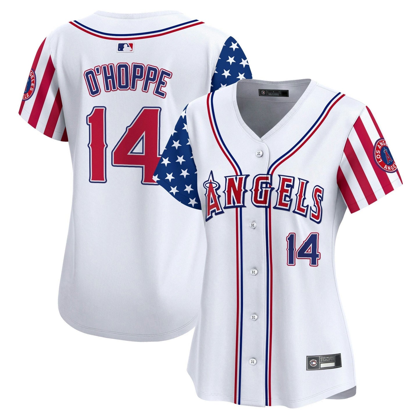 Camisa MLB Women’s Los Angeles 2025 Independence Day Vapor Premier Limited Jersey