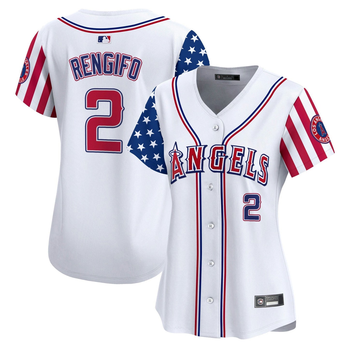Camisa MLB Women’s Los Angeles 2025 Independence Day Vapor Premier Limited Jersey