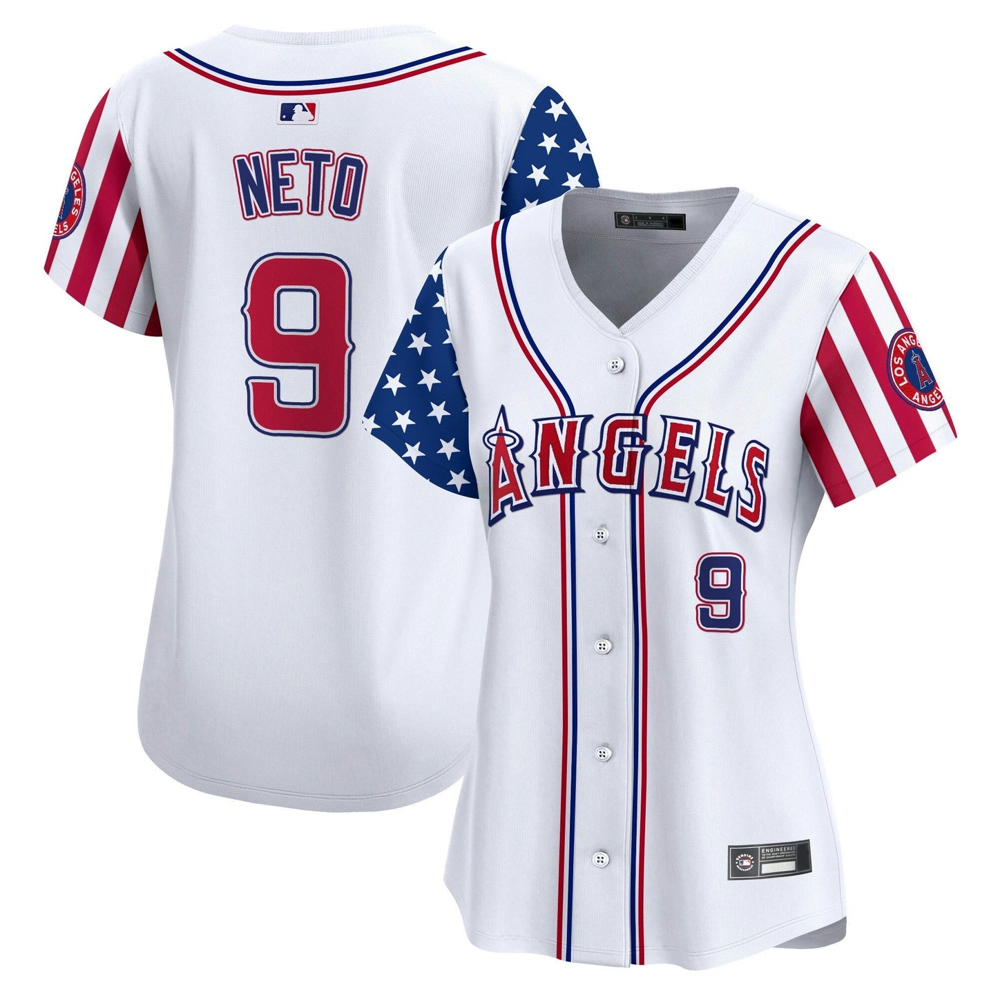 Camisa MLB Women’s Los Angeles 2025 Independence Day Vapor Premier Limited Jersey