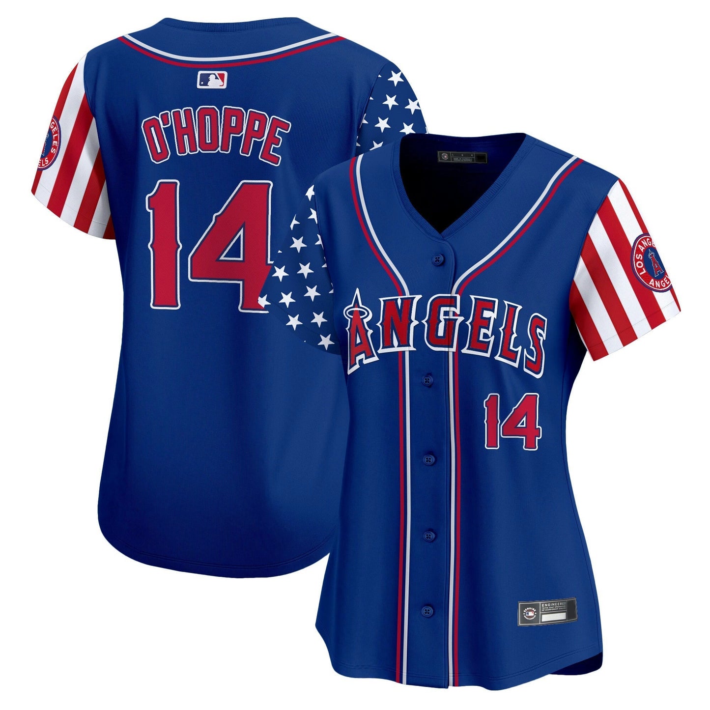 Camisa MLB Women’s Los Angeles 2025 Independence Day Vapor Premier Limited Jersey