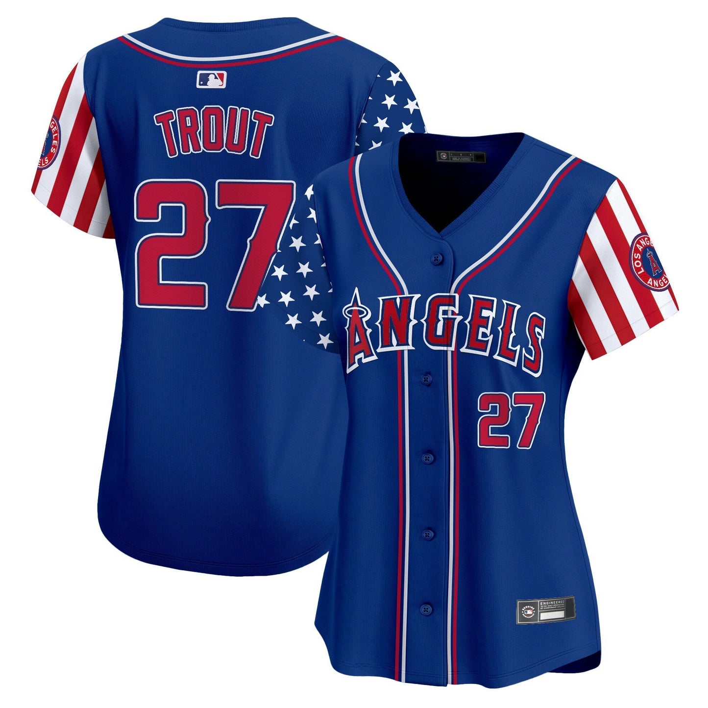 Camisa MLB Women’s Los Angeles 2025 Independence Day Vapor Premier Limited Jersey