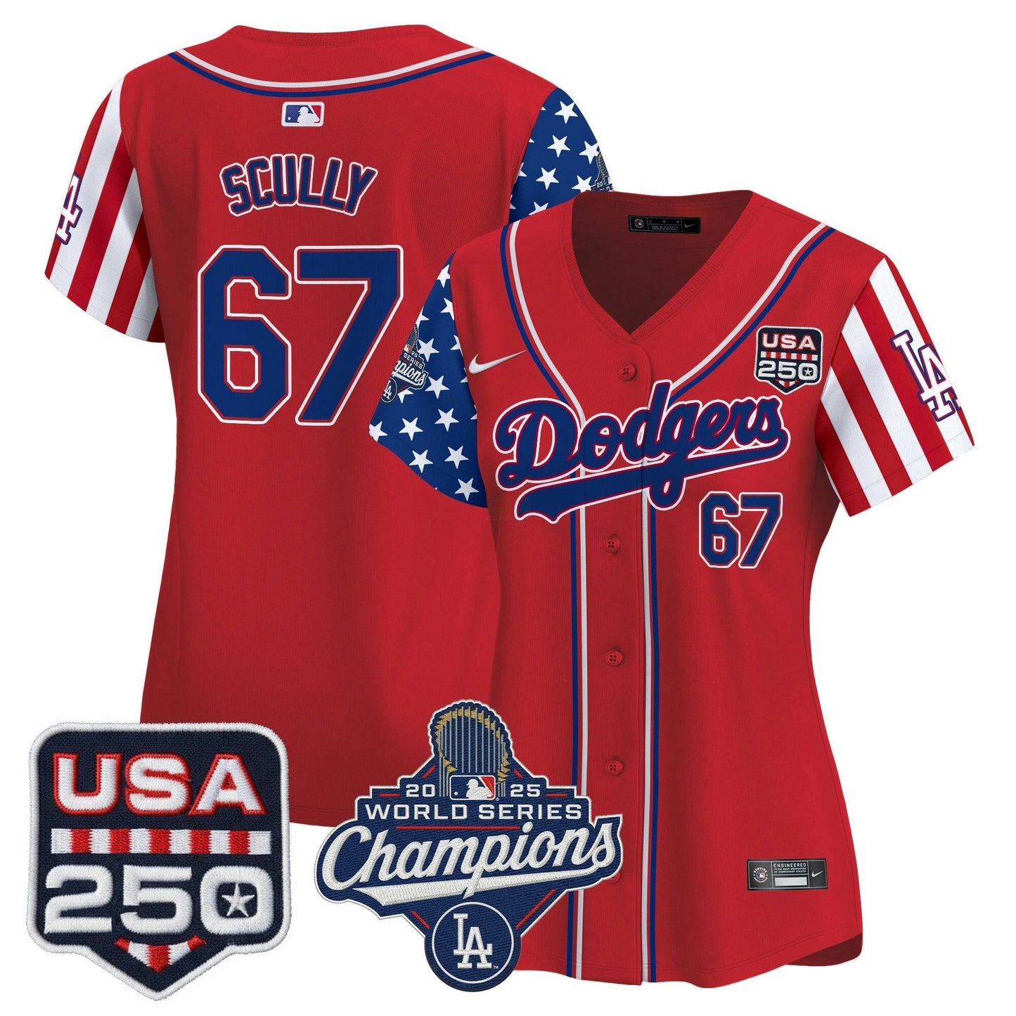 Camisa MLB Women’s Los Angeles “America250 Edition” Vapor Premier Limited Jersey V2