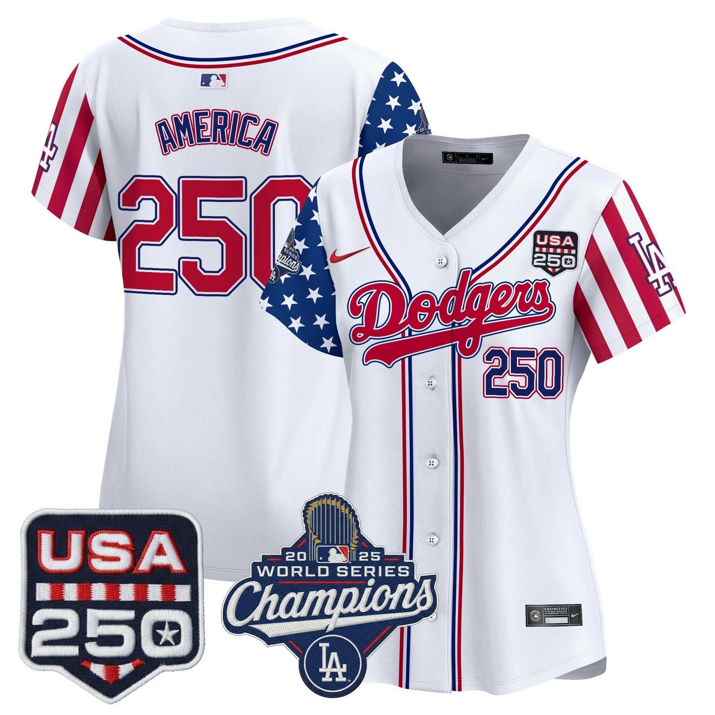 Camisa MLB Women’s Los Angeles “America250 Edition” Vapor Premier Limited Jersey V2