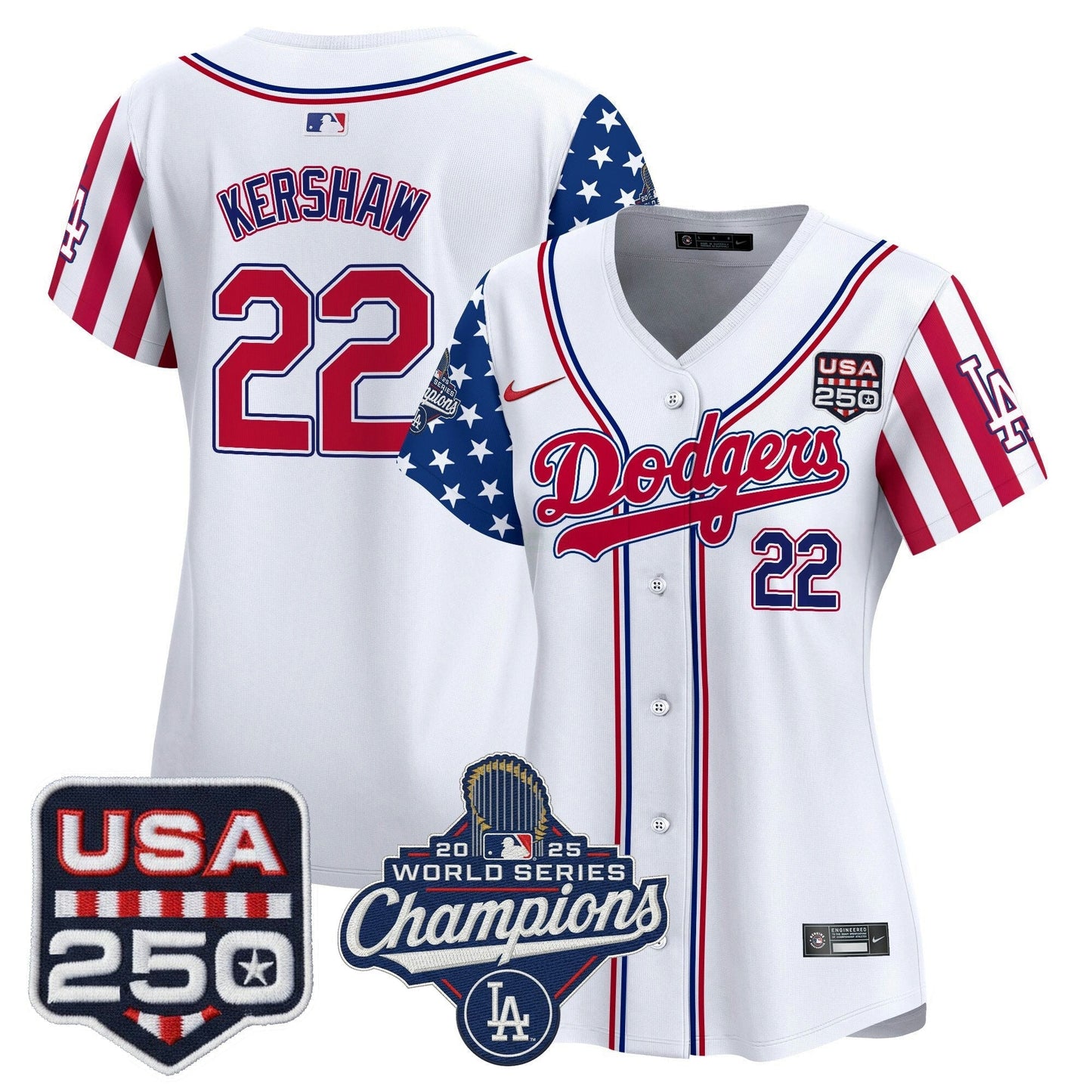 Camisa MLB Women’s Los Angeles “America250 Edition” Vapor Premier Limited Jersey V2