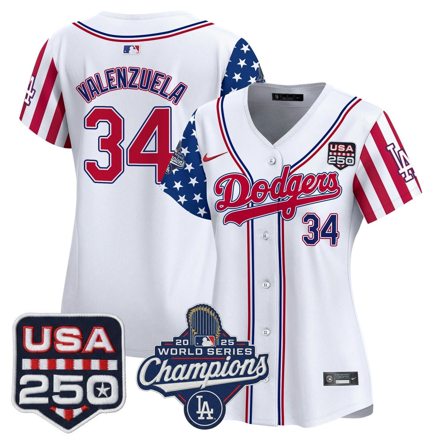 Camisa MLB Women’s Los Angeles “America250 Edition” Vapor Premier Limited Jersey V2