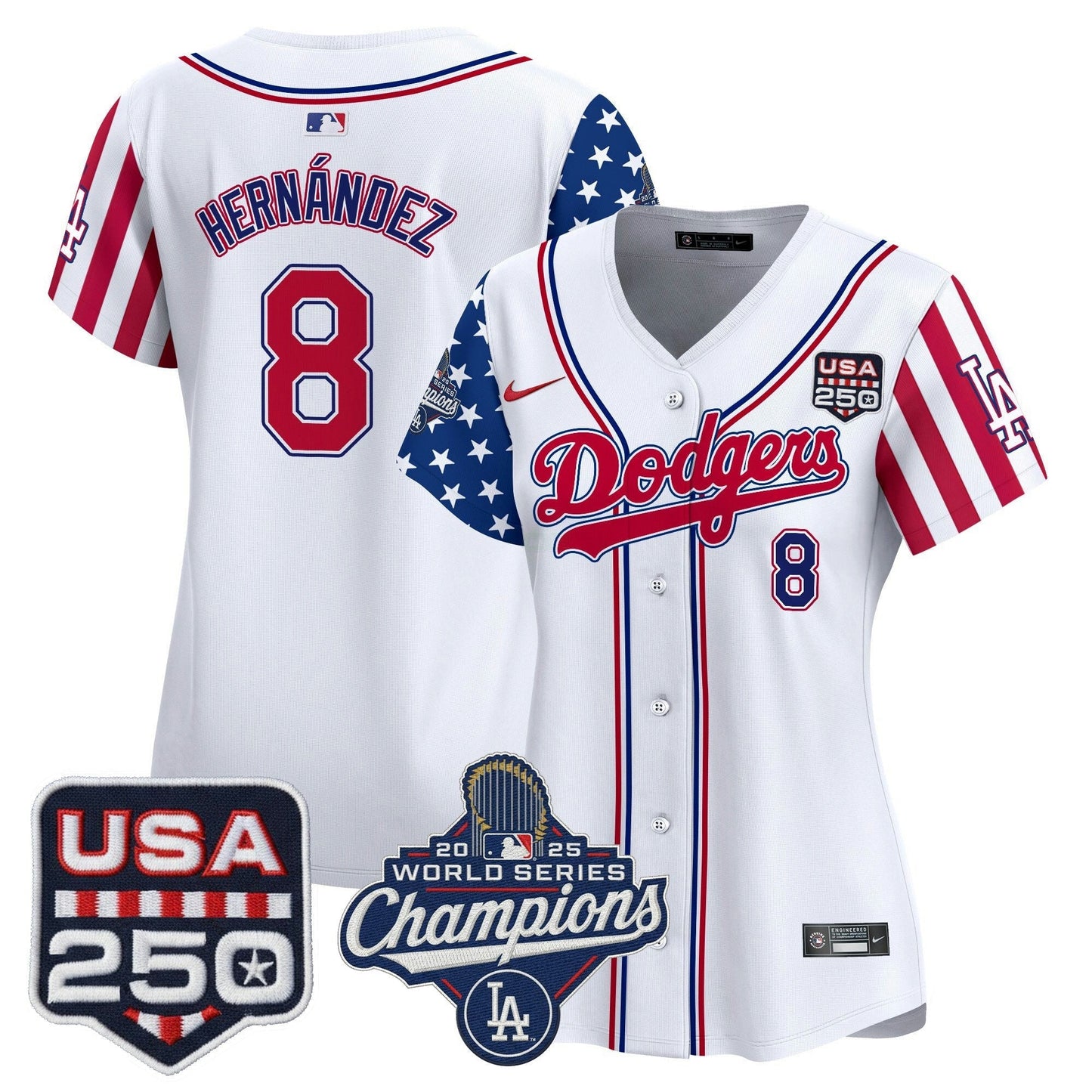 Camisa MLB Women’s Los Angeles “America250 Edition” Vapor Premier Limited Jersey V2