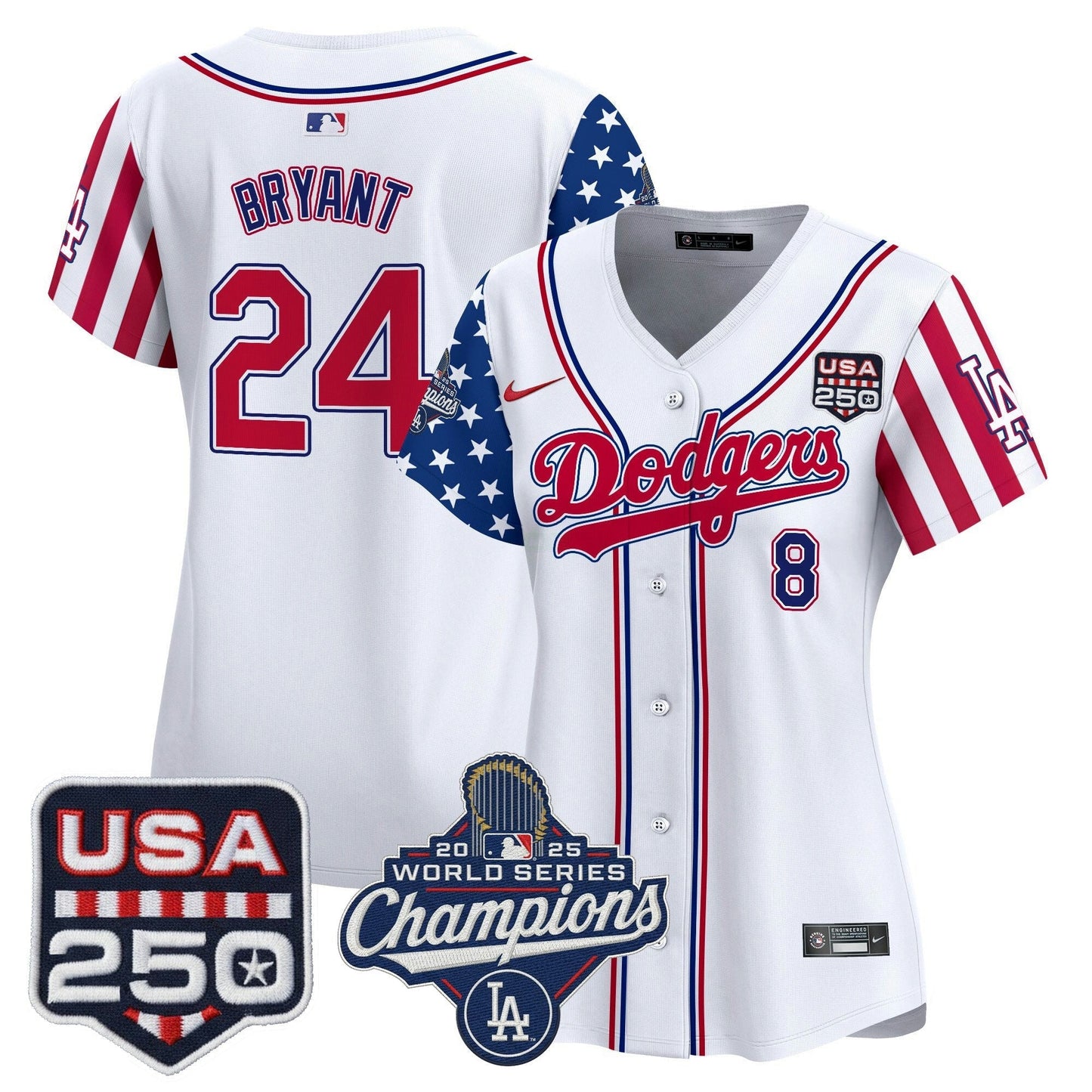 Camisa MLB Women’s Los Angeles “America250 Edition” Vapor Premier Limited Jersey V2