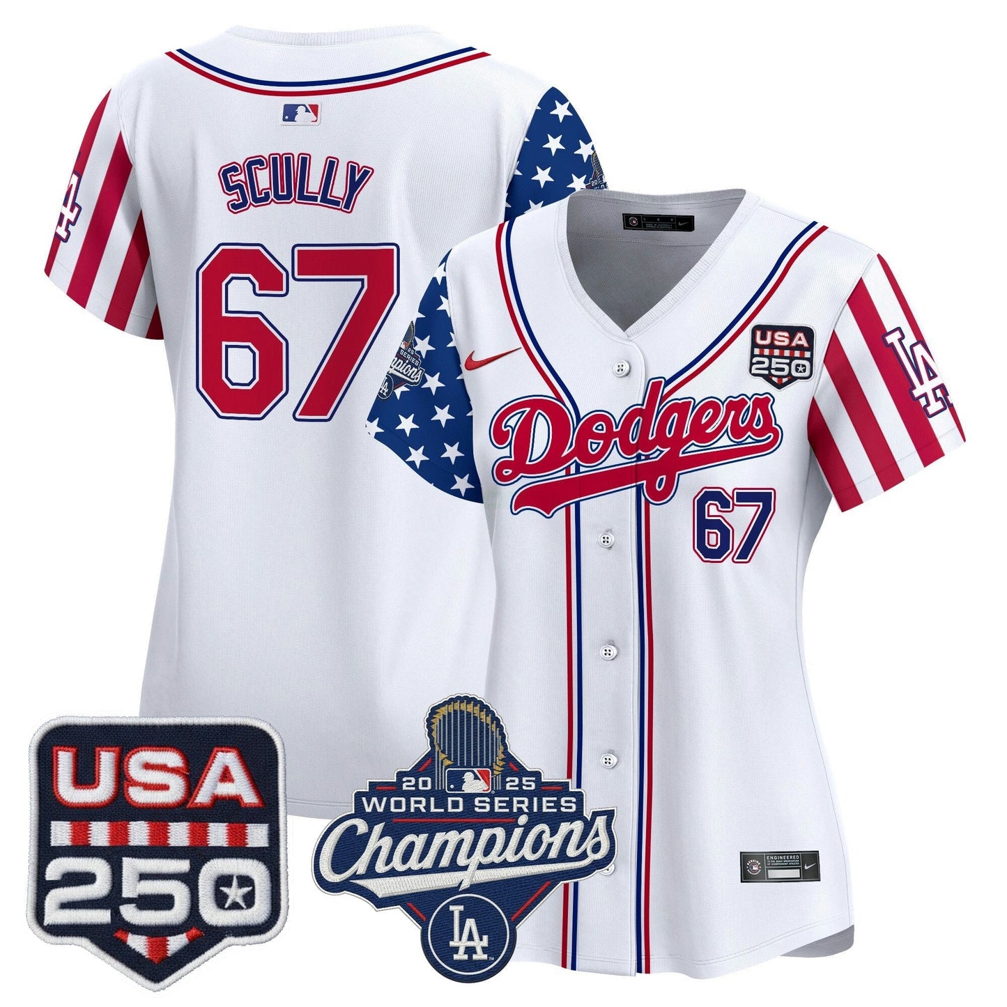 Camisa MLB Women’s Los Angeles “America250 Edition” Vapor Premier Limited Jersey V2
