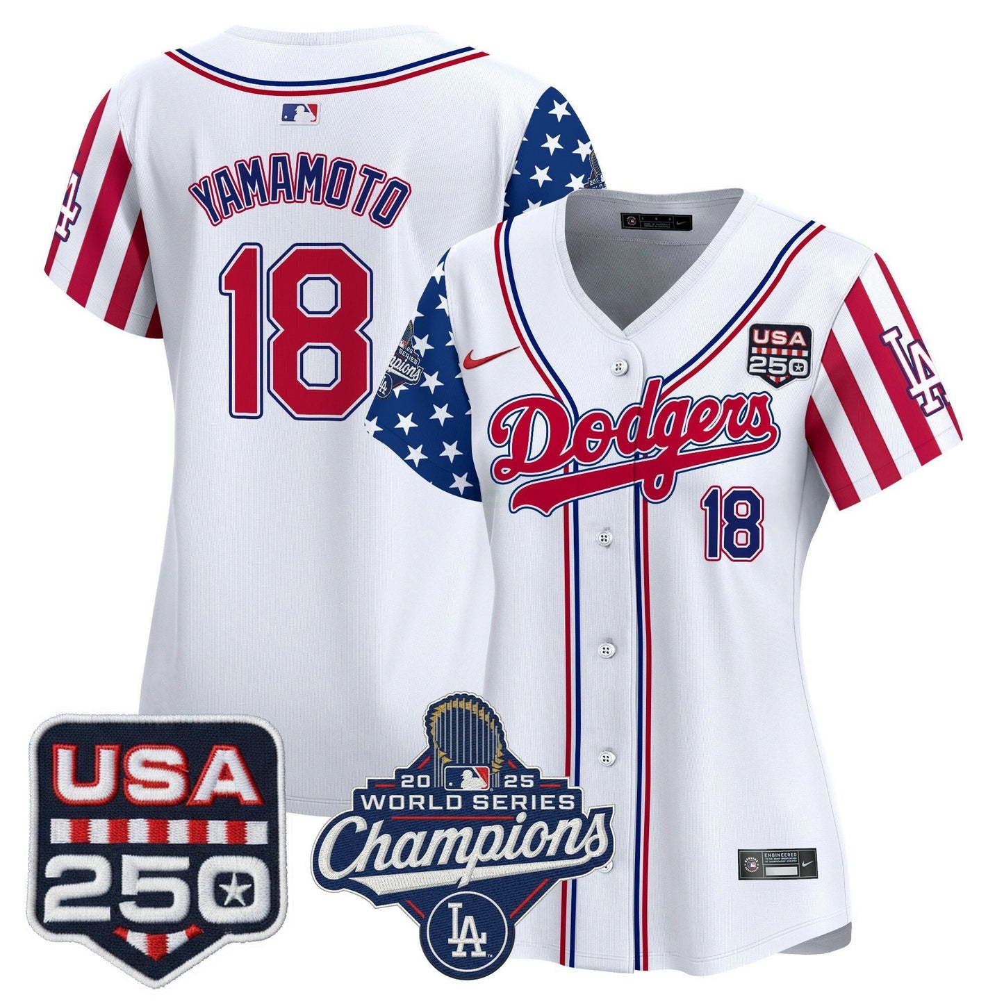 Camisa MLB Women’s Los Angeles “America250 Edition” Vapor Premier Limited Jersey V2
