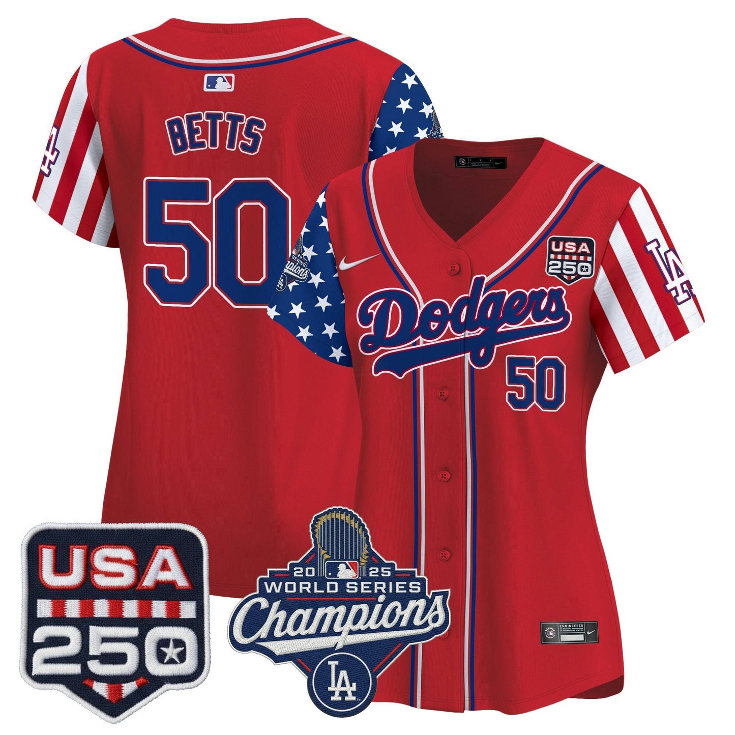 Camisa MLB Women’s Los Angeles “America250 Edition” Vapor Premier Limited Jersey V2