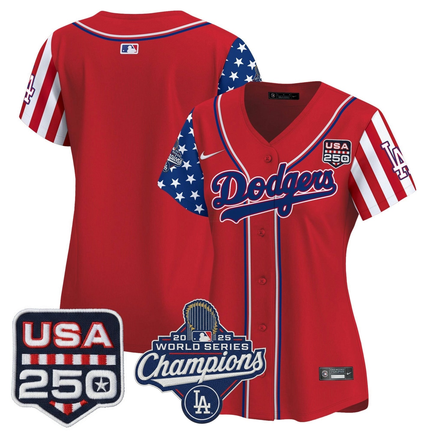 Camisa MLB Women’s Los Angeles “America250 Edition” Vapor Premier Limited Jersey V2