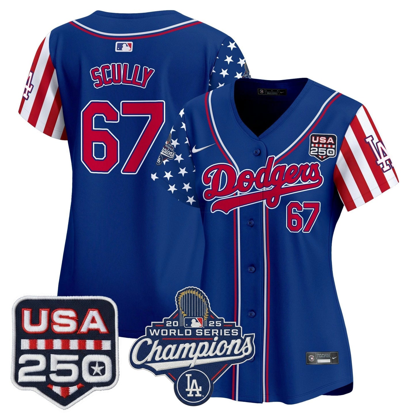 Camisa MLB Women’s Los Angeles “America250 Edition” Vapor Premier Limited Jersey V2