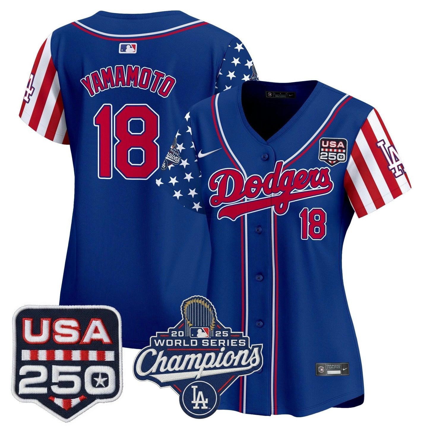 Camisa MLB Women’s Los Angeles “America250 Edition” Vapor Premier Limited Jersey V2